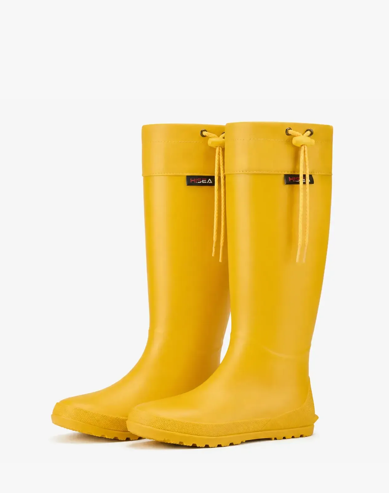 Yellow Women's Foldable PVC Rain Boots for XSX54WCP image 4