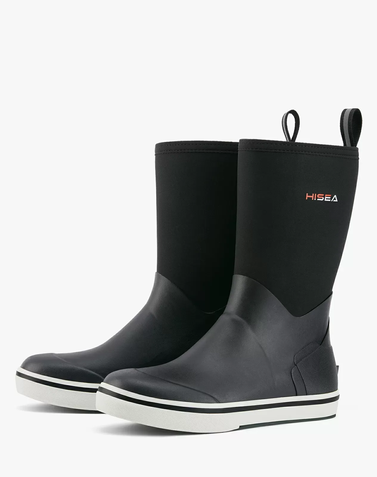 Grey Men's Mid-Calf Deck Boots Voyager Mid $72.99 | HISEA