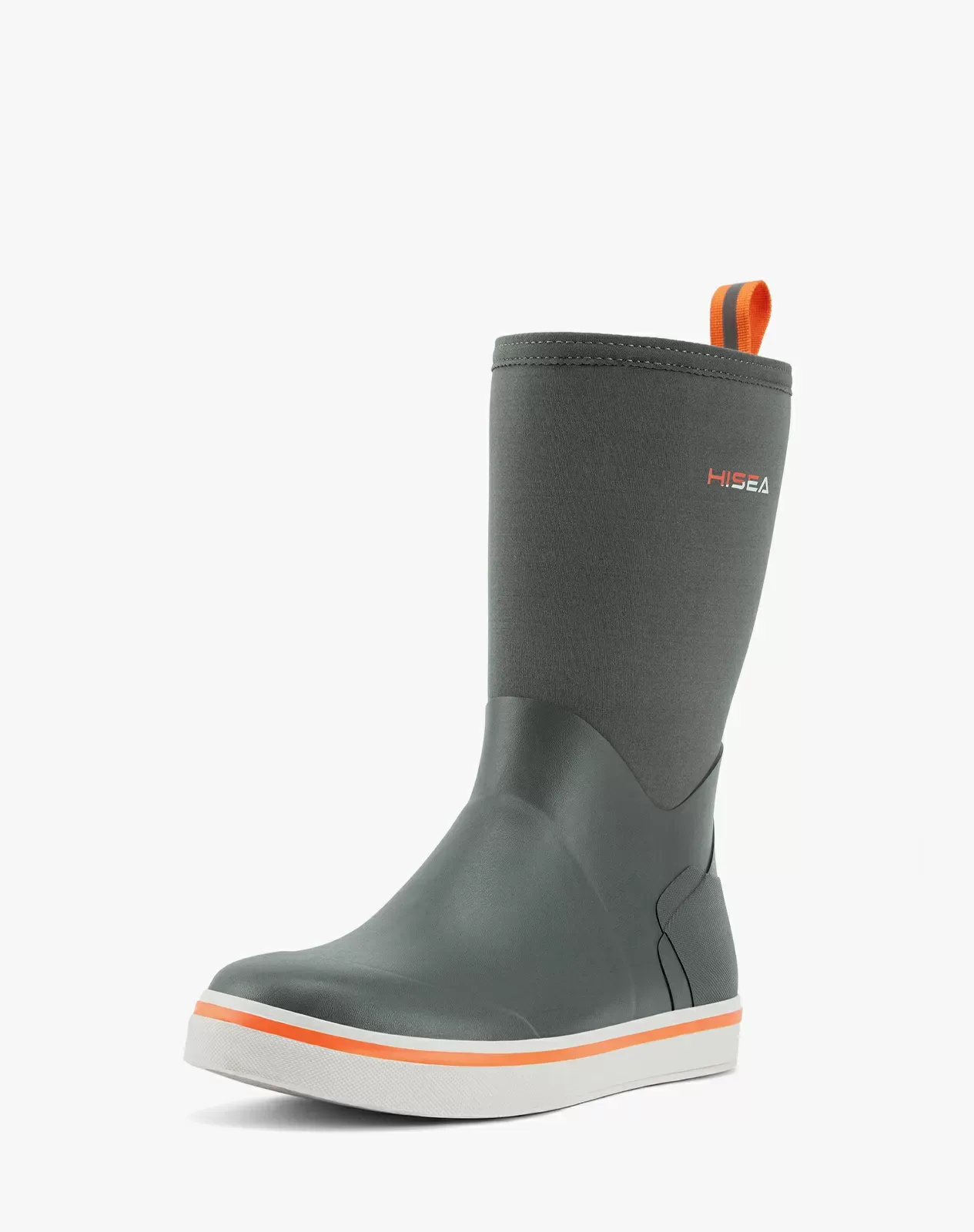 Grey Men's Mid-Calf Deck Boots for XSX56CP image 2