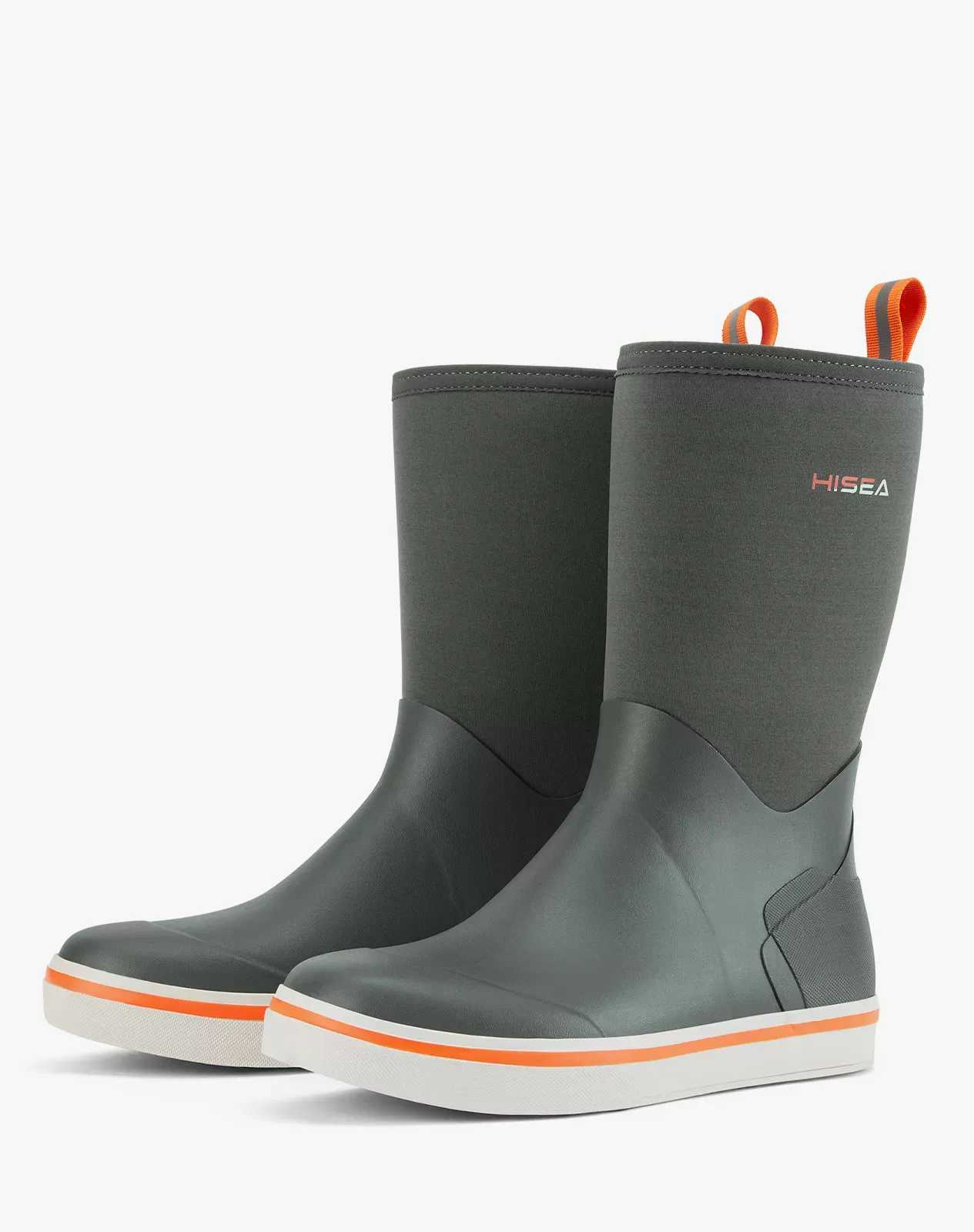 Grey Men's Mid-Calf Deck Boots for XSX56CP image 5