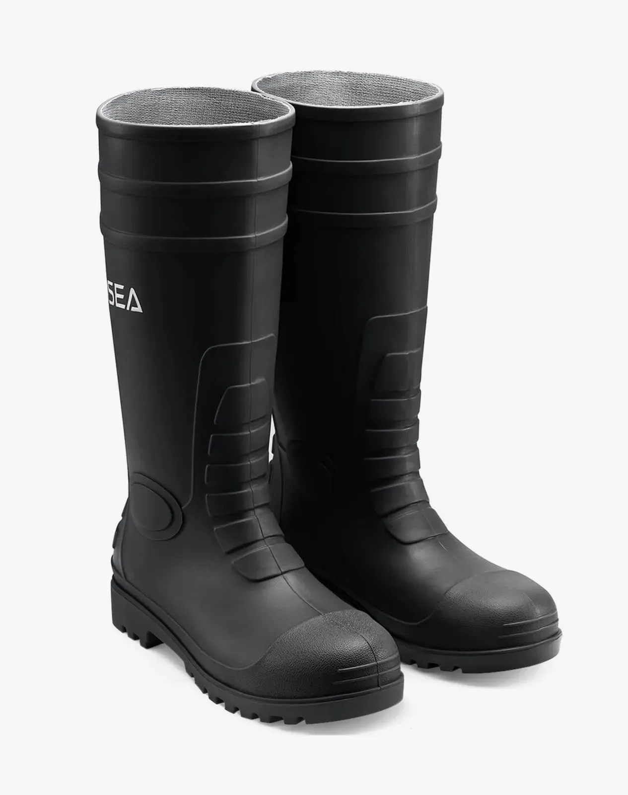 Men's Full-Height PVC Rain Boots for XSX59CP image 4