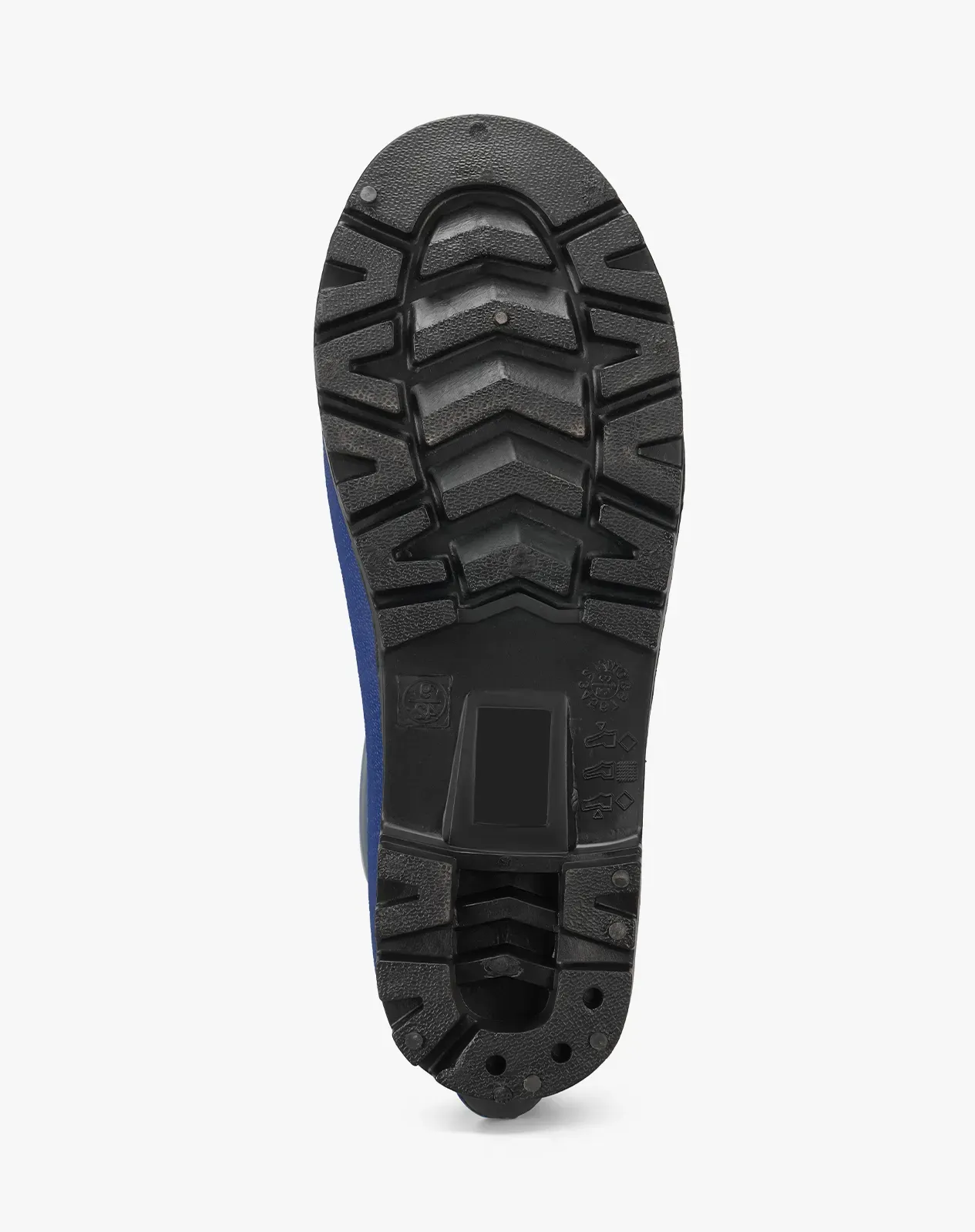 Blue Men's Full-Height PVC Rain Boots for XSX59CP image 3