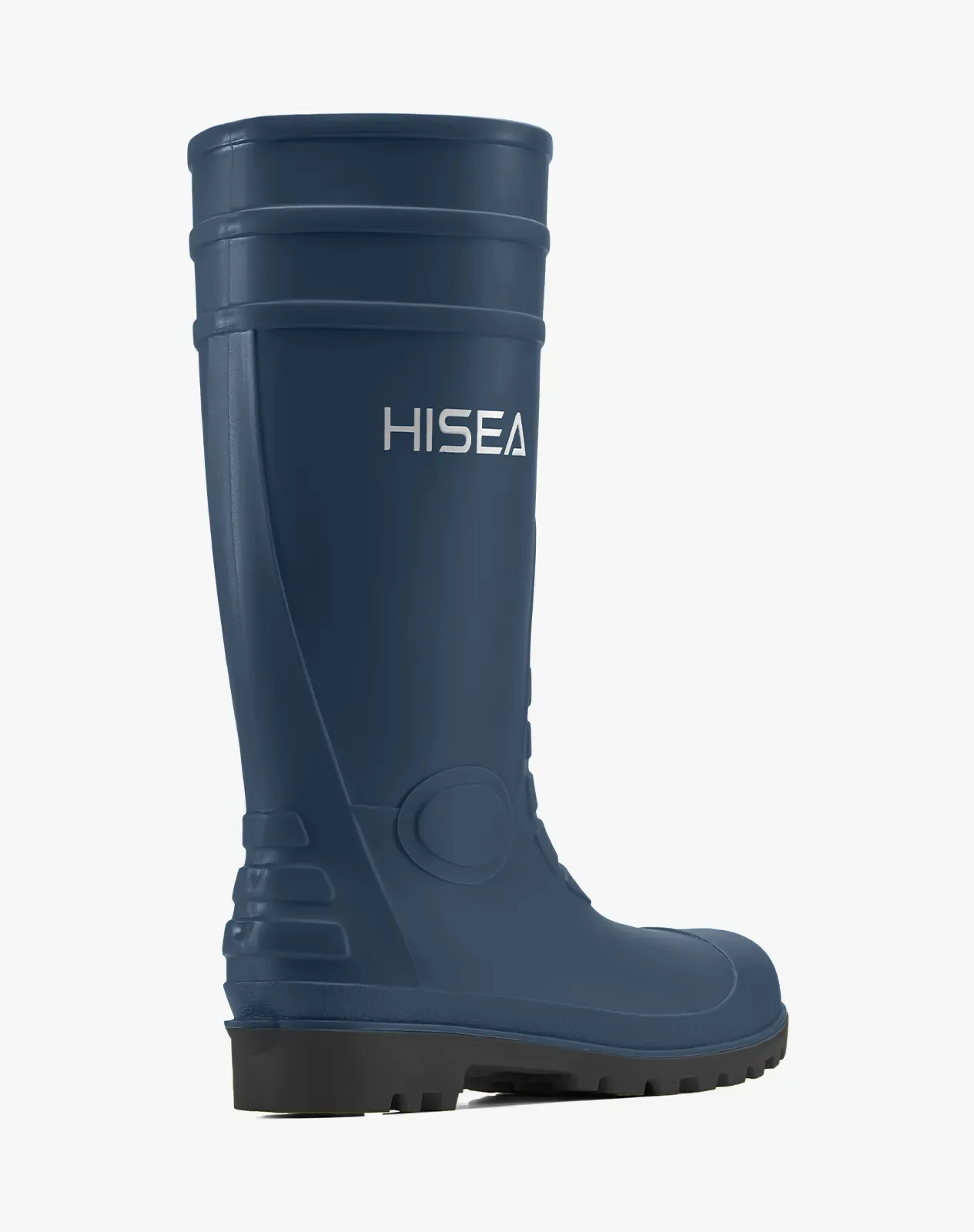 Blue Men's Full-Height PVC Rain Boots for XSX59CP image 5