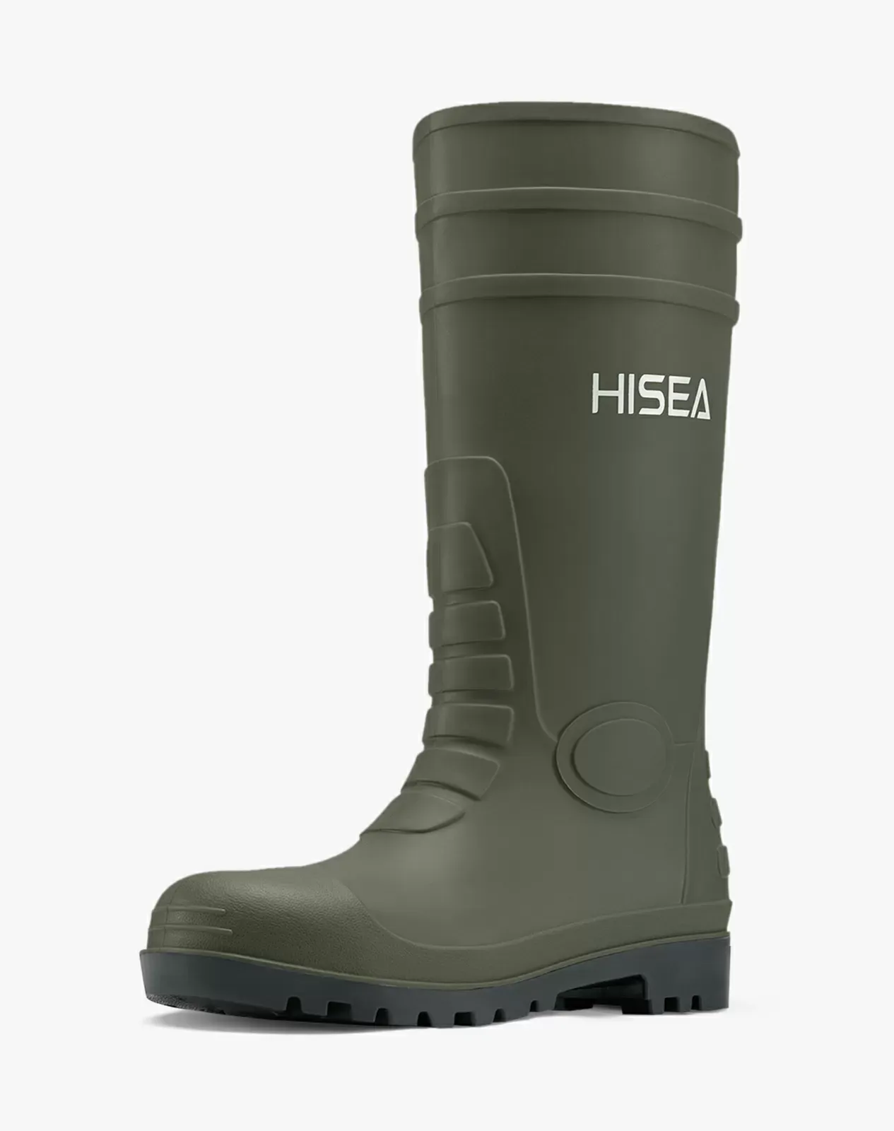 Khaki Men's PVC Rain Boots for XSX59CP image 2