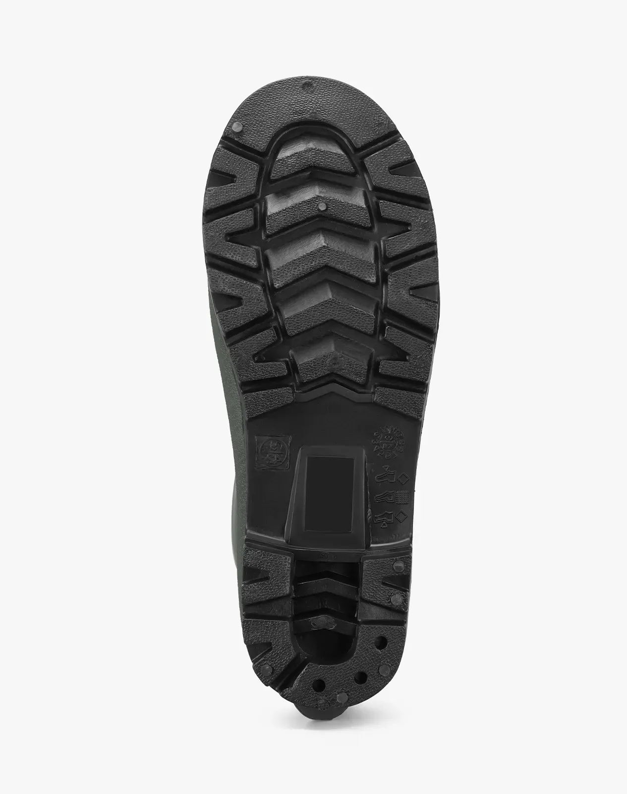 Khaki Men's Full-Height PVC Rain Boots for XSX59CP image 3