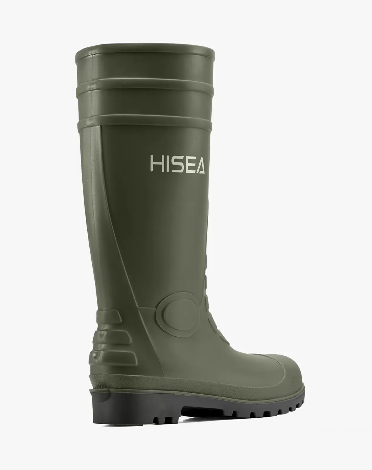 Khaki Men's PVC Rain Boots for XSX59CP image 5