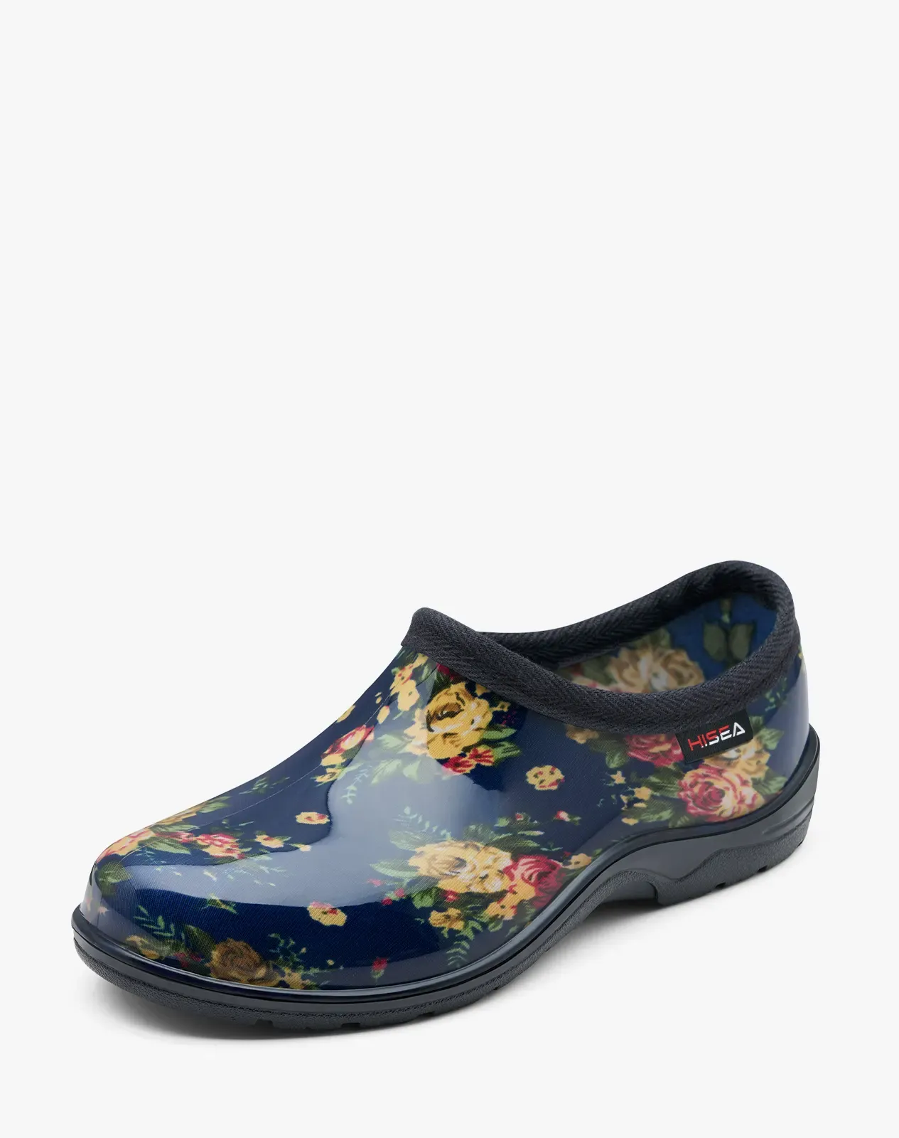 Navy Women's Ankle-High PVC Garden Shoes for XSX60WCP image 2