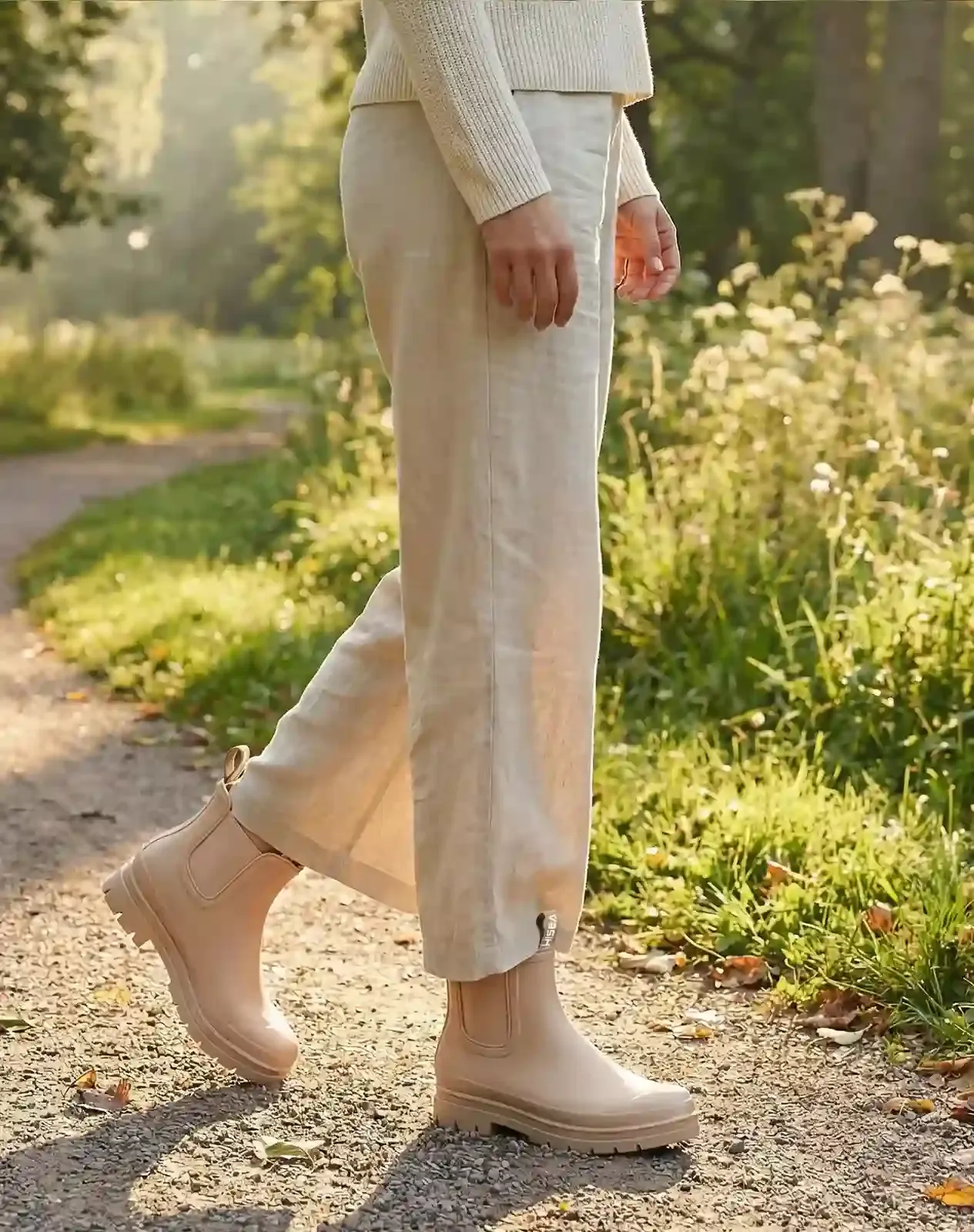 Wheat Women's Chelsea Matte Rain Boots for XSX61WCP image 6