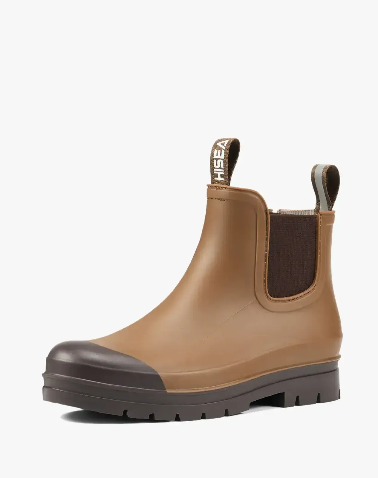 Brown Women's Chelsea Matte Rain Boots for XSX61WCP image 2