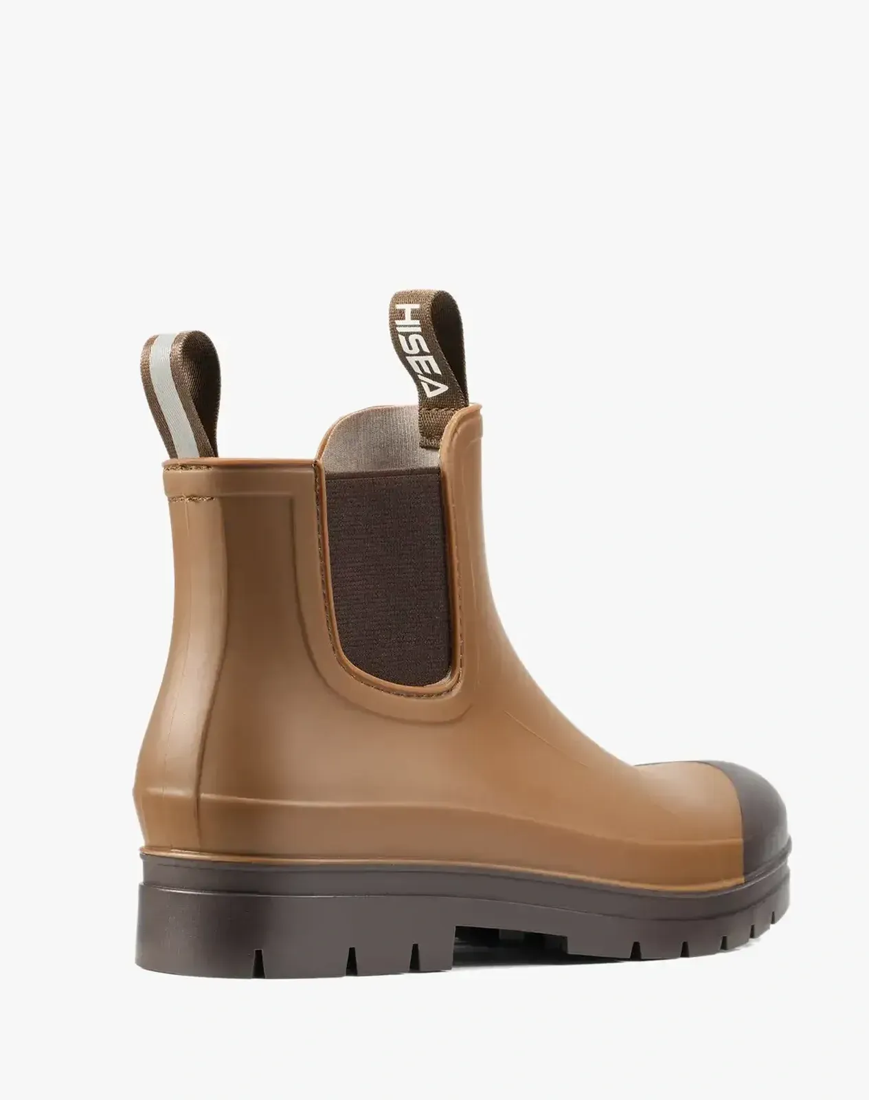 Brown Women's Chelsea Matte Rain Boots for XSX61WCP image 4