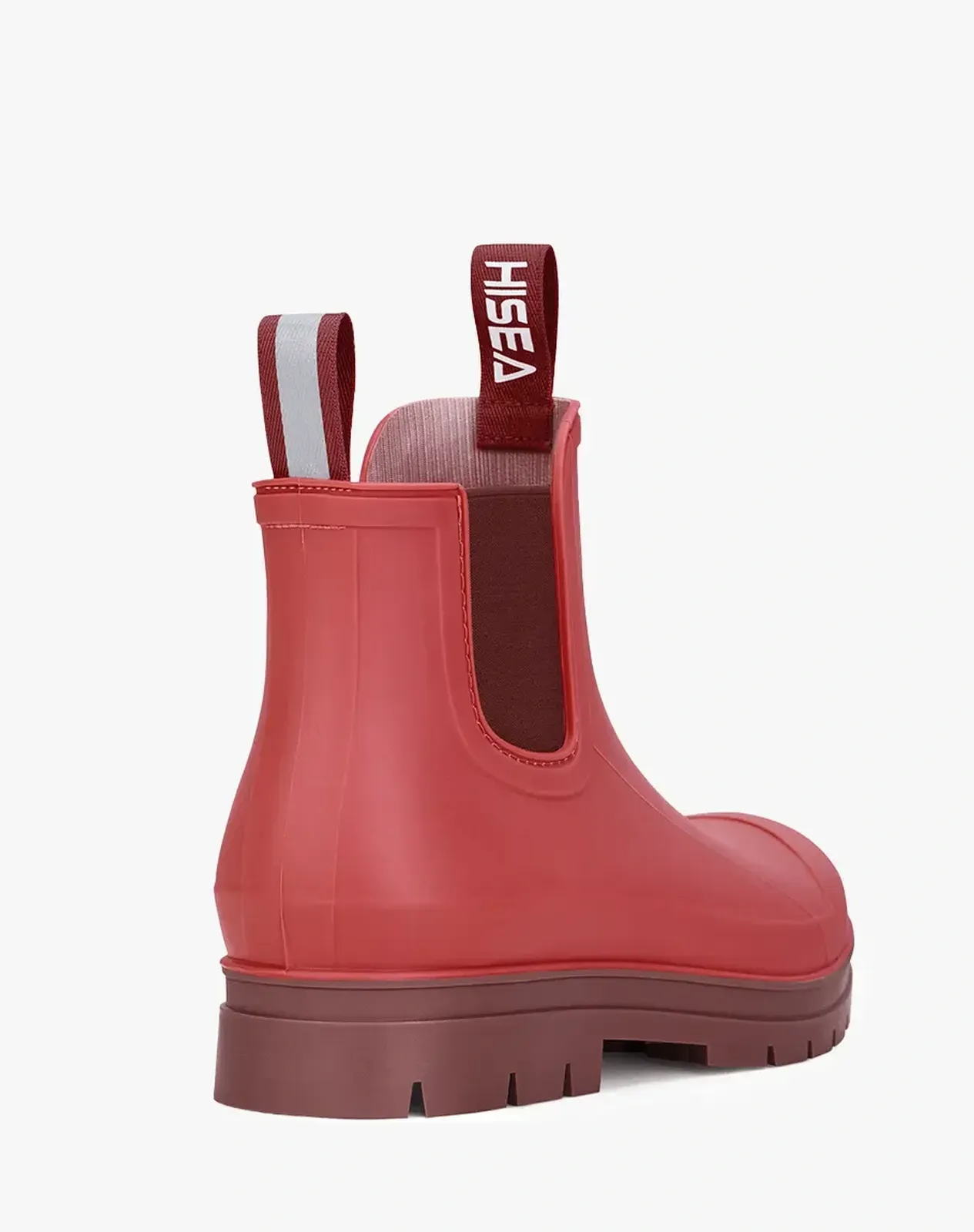 Red 1 Women's Chelsea Matte Rain Boots for XSX61WCP image 3