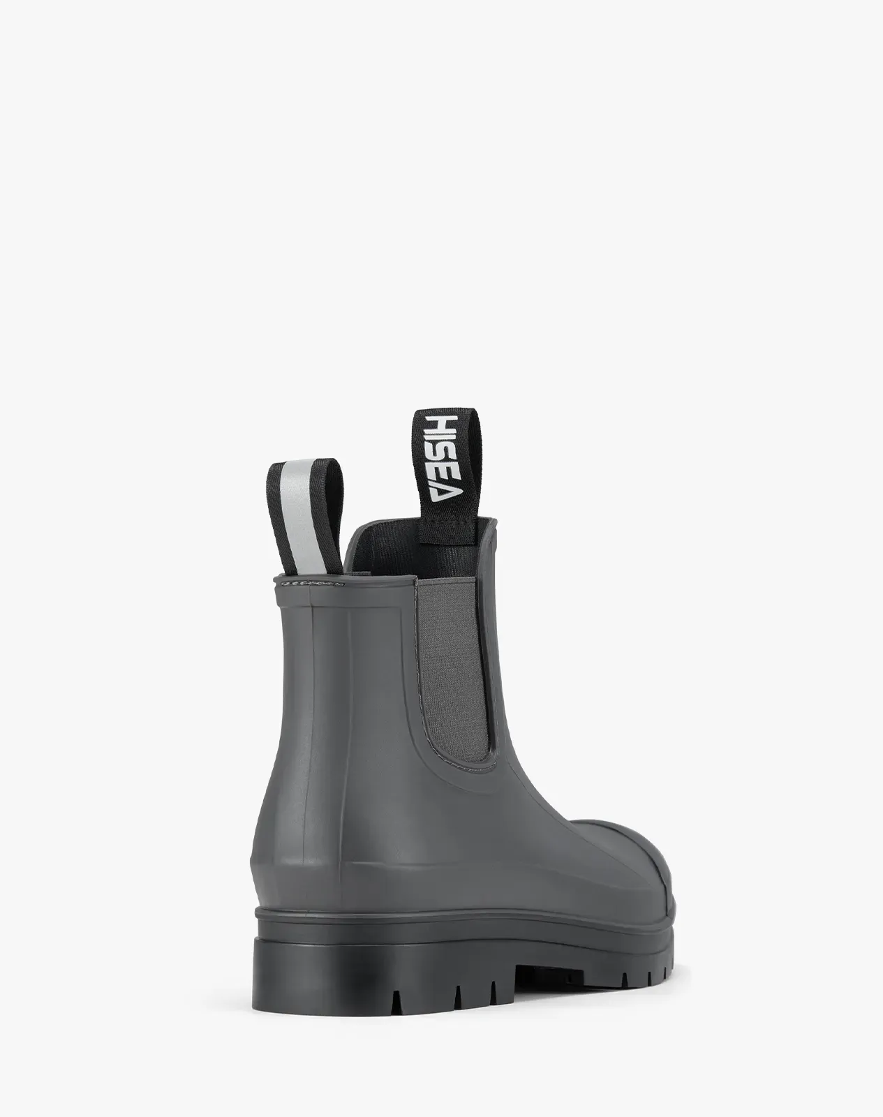 Grey Women's Chelsea Matte Rain Boots for XSX61WCP image 4