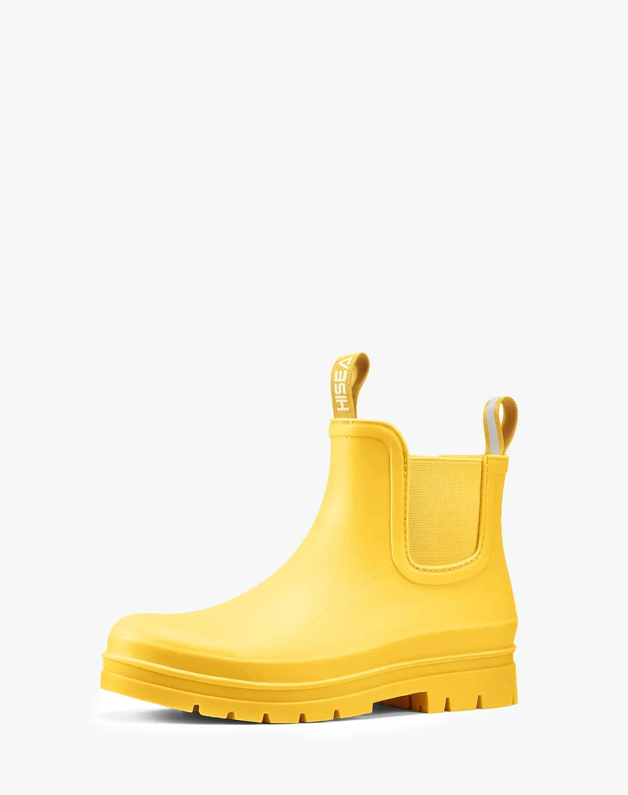 Yellow 1 Women's Chelsea Matte Rain Boots for XSX61WCP image 2