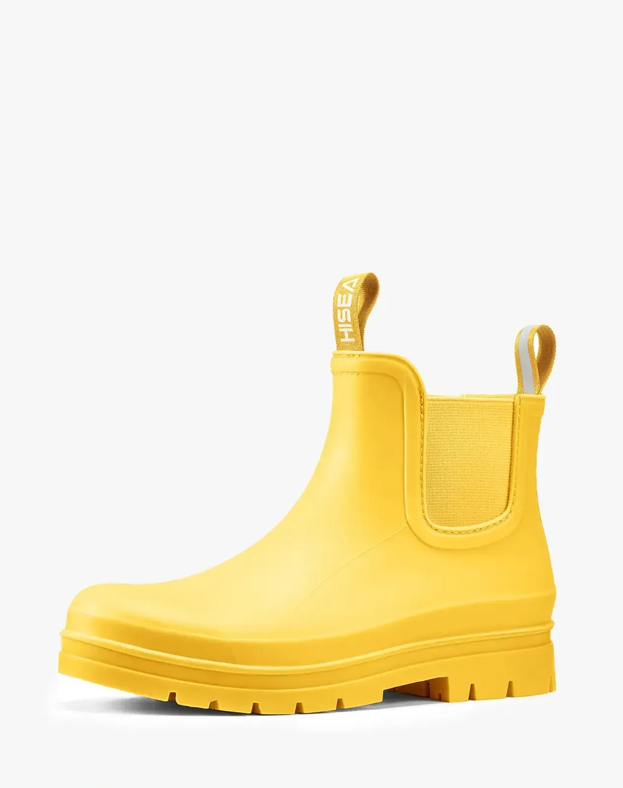 Yellow 1 Women's Chelsea Matte Rain Boots for XSX61WCP image 2