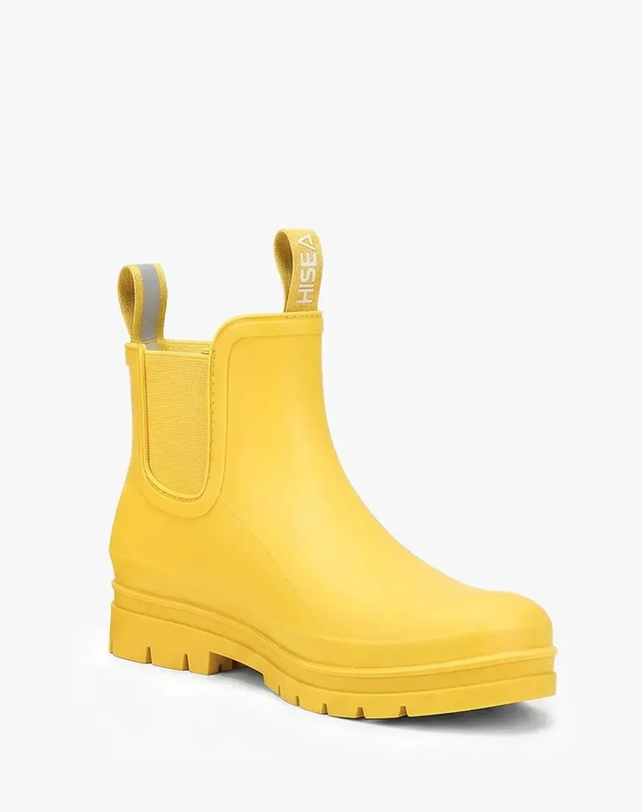 Yellow 1 Women's Chelsea Matte Rain Boots for XSX61WCP image 4