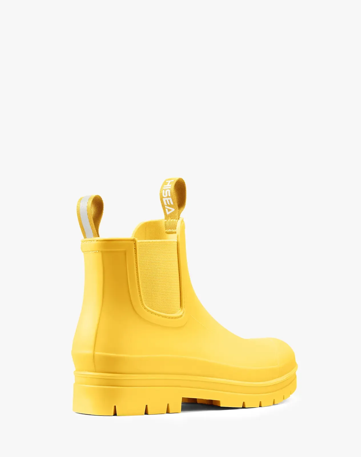 Yellow 1 Women's Chelsea Matte Rain Boots for XSX61WCP image 5