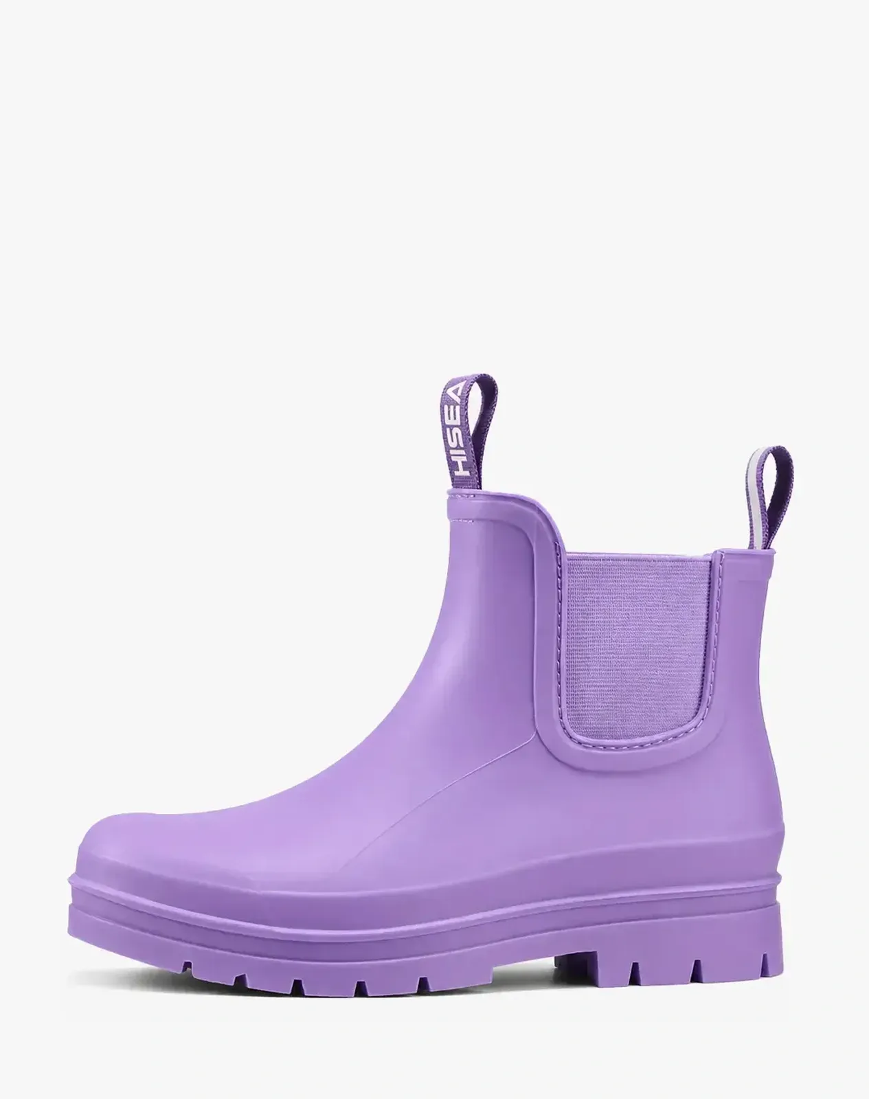 Purple Women's Chelsea Matte Rain Boots for XSX61WCP image 1