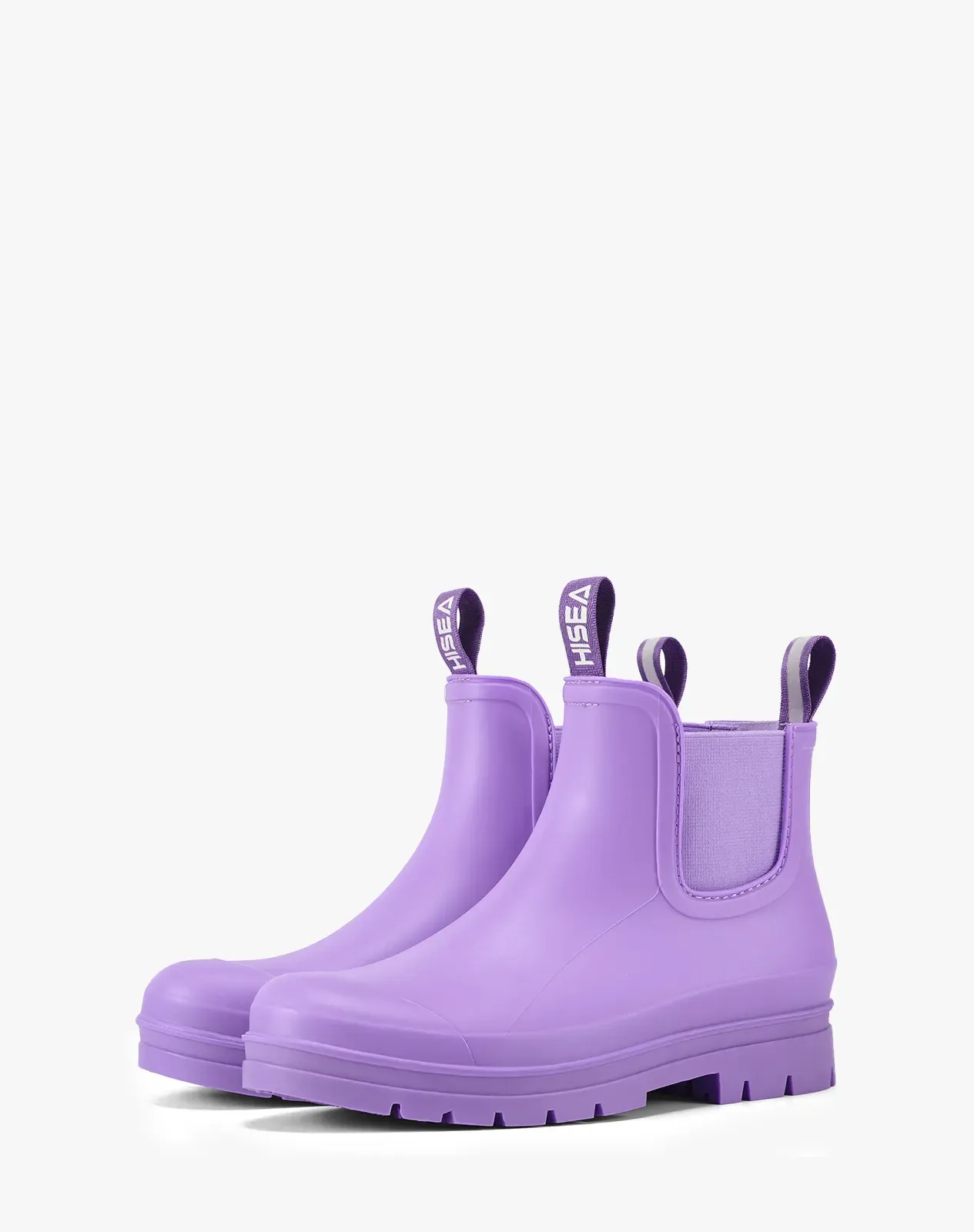 Purple Women's Chelsea Matte Rain Boots for XSX61WCP image 3