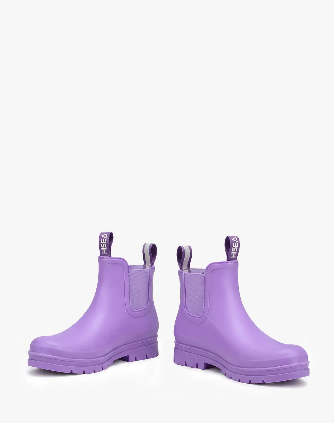 Purple Women's Chelsea Matte Rain Boots for XSX61WCP image 4