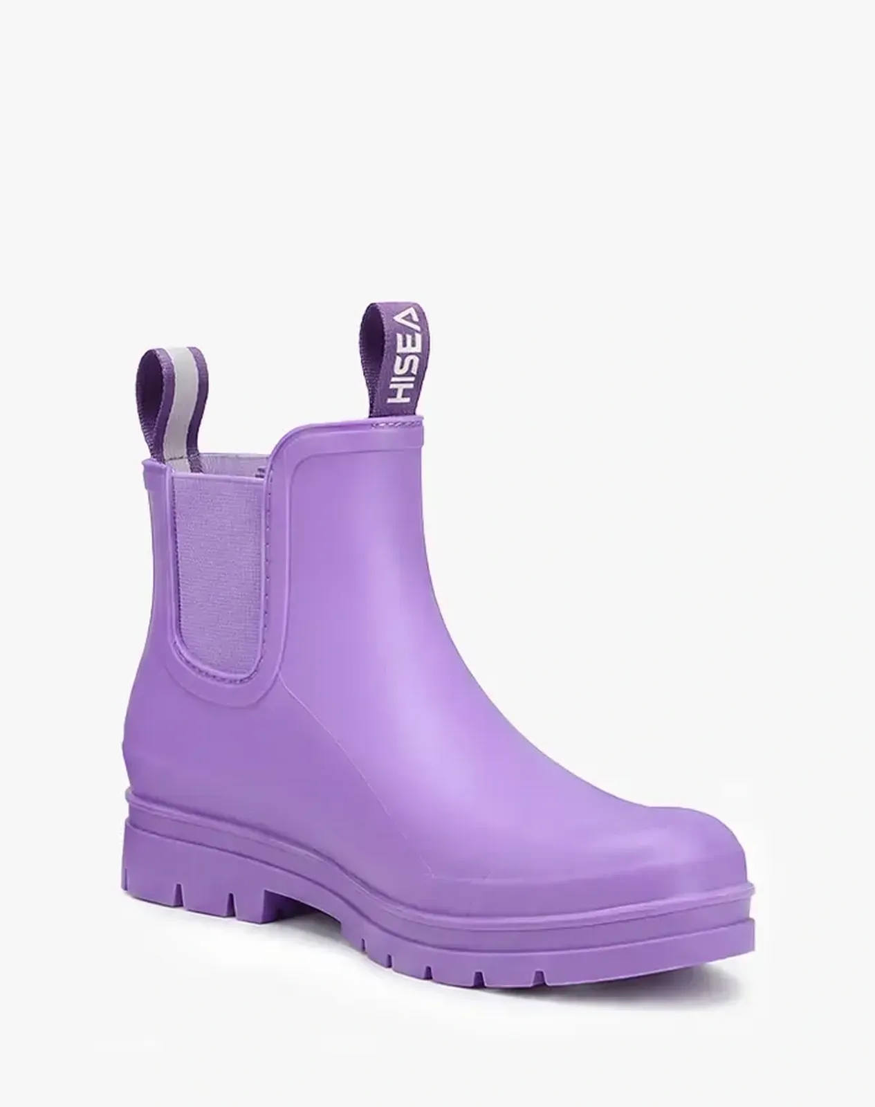 Purple Women's Chelsea Matte Rain Boots for XSX61WCP image 4