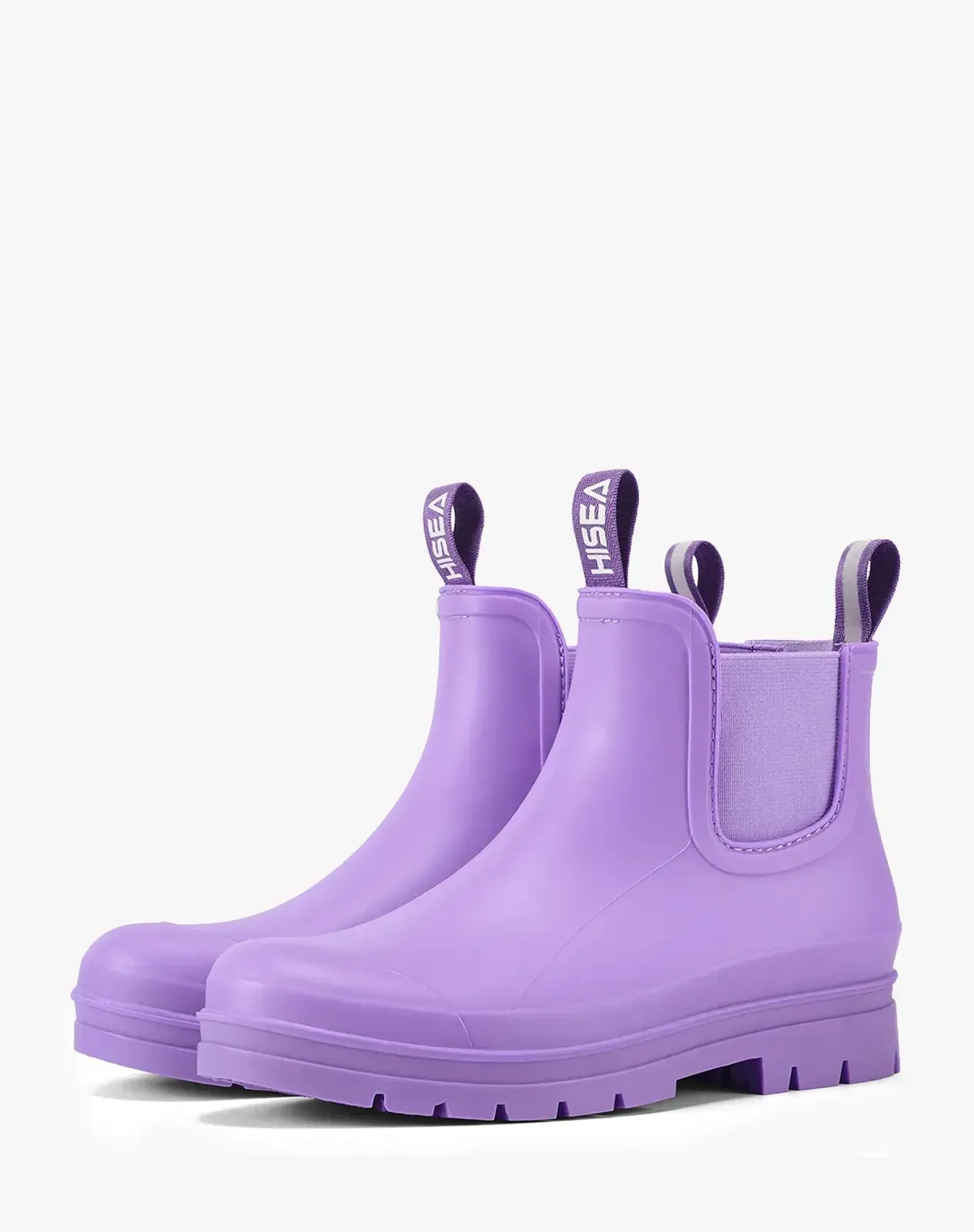 Purple Women's Chelsea Matte Rain Boots for XSX61WCP image 5