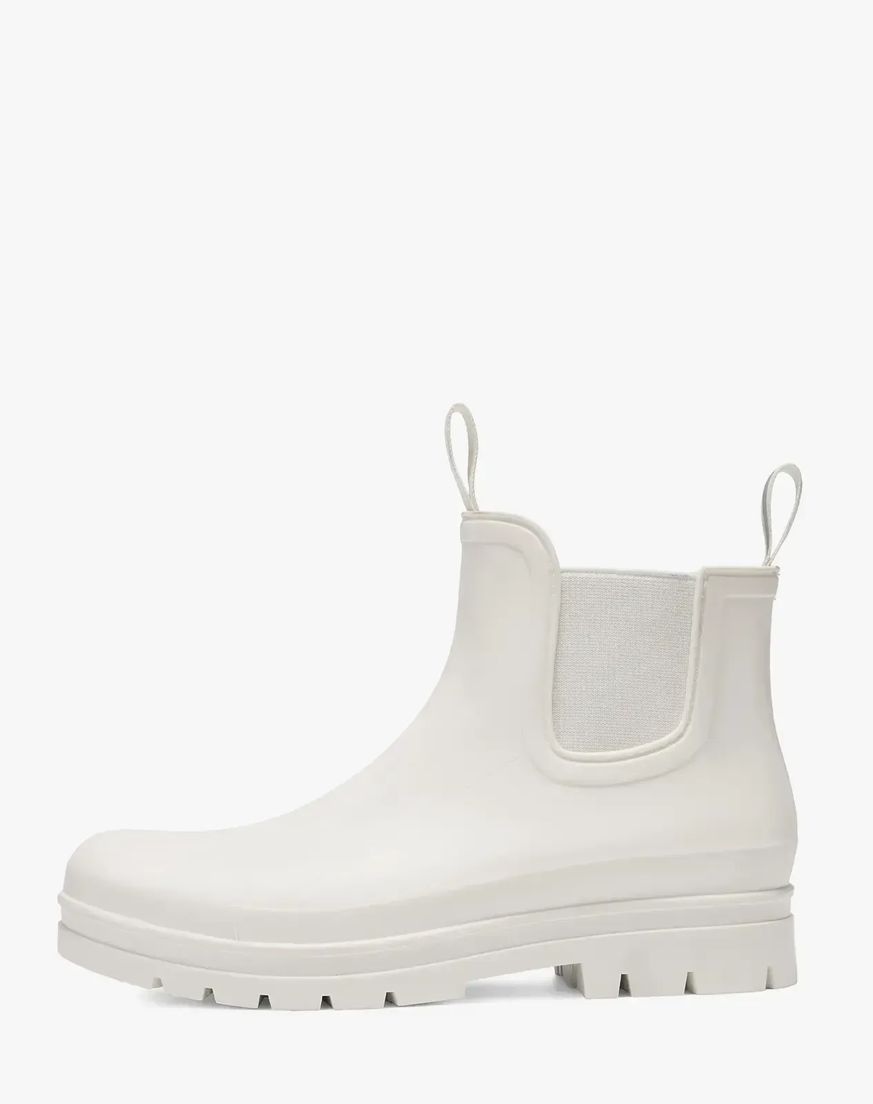 White Women's Chelsea Matte Rain Boots for XSX61WCP image 1