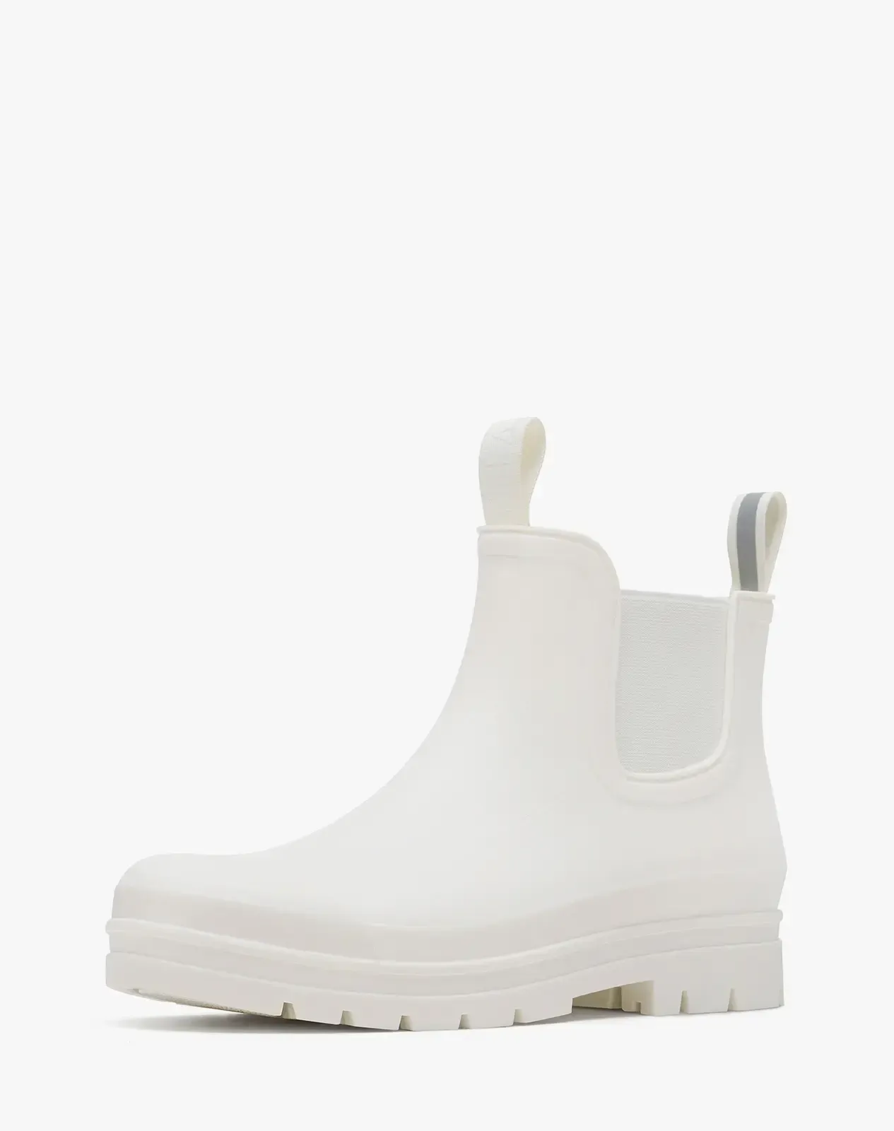 White Women's Chelsea Matte Rain Boots for XSX61WCP image 2