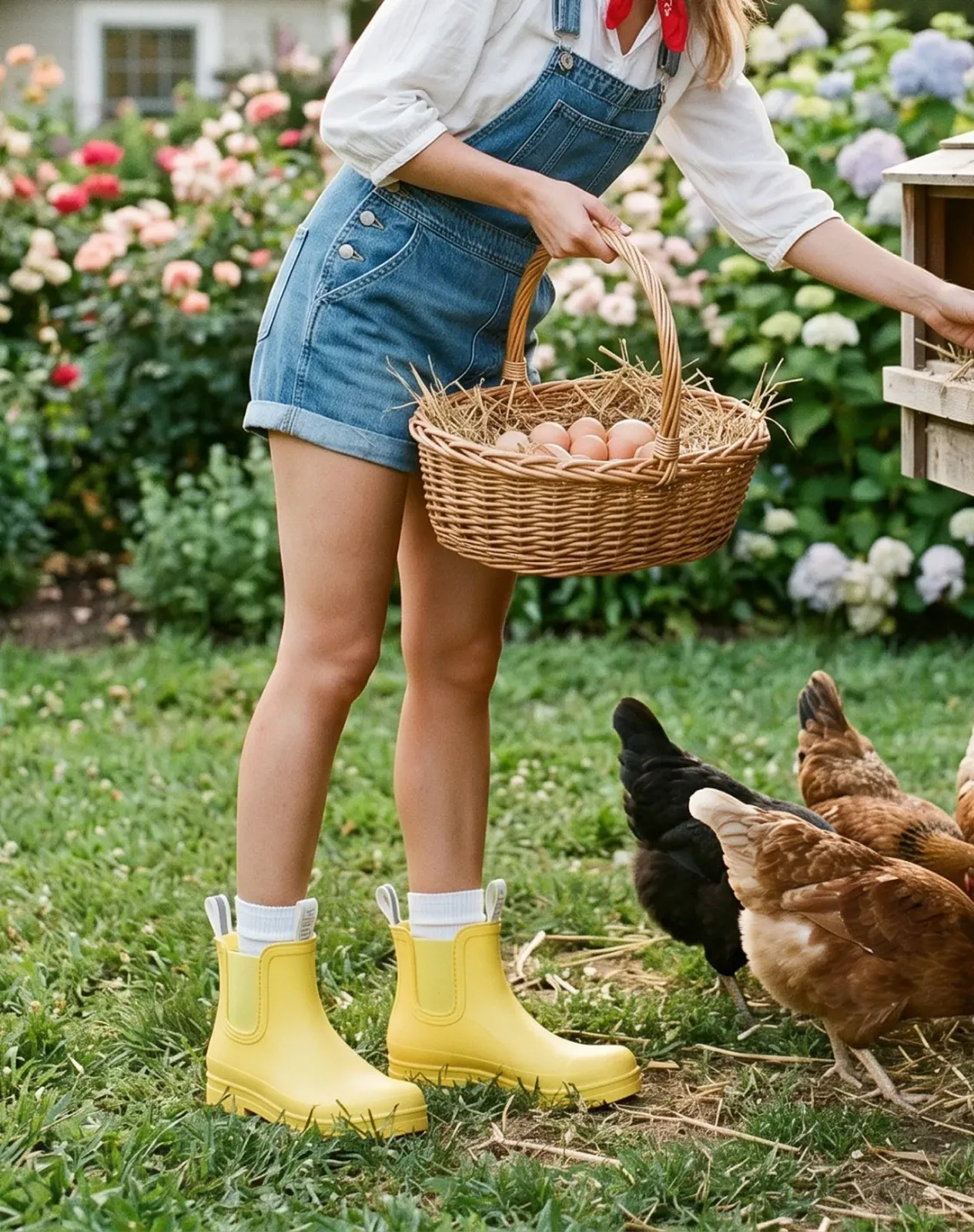 Yellow Women's Chelsea Matte Rain Boots for XSX61WCP image 6