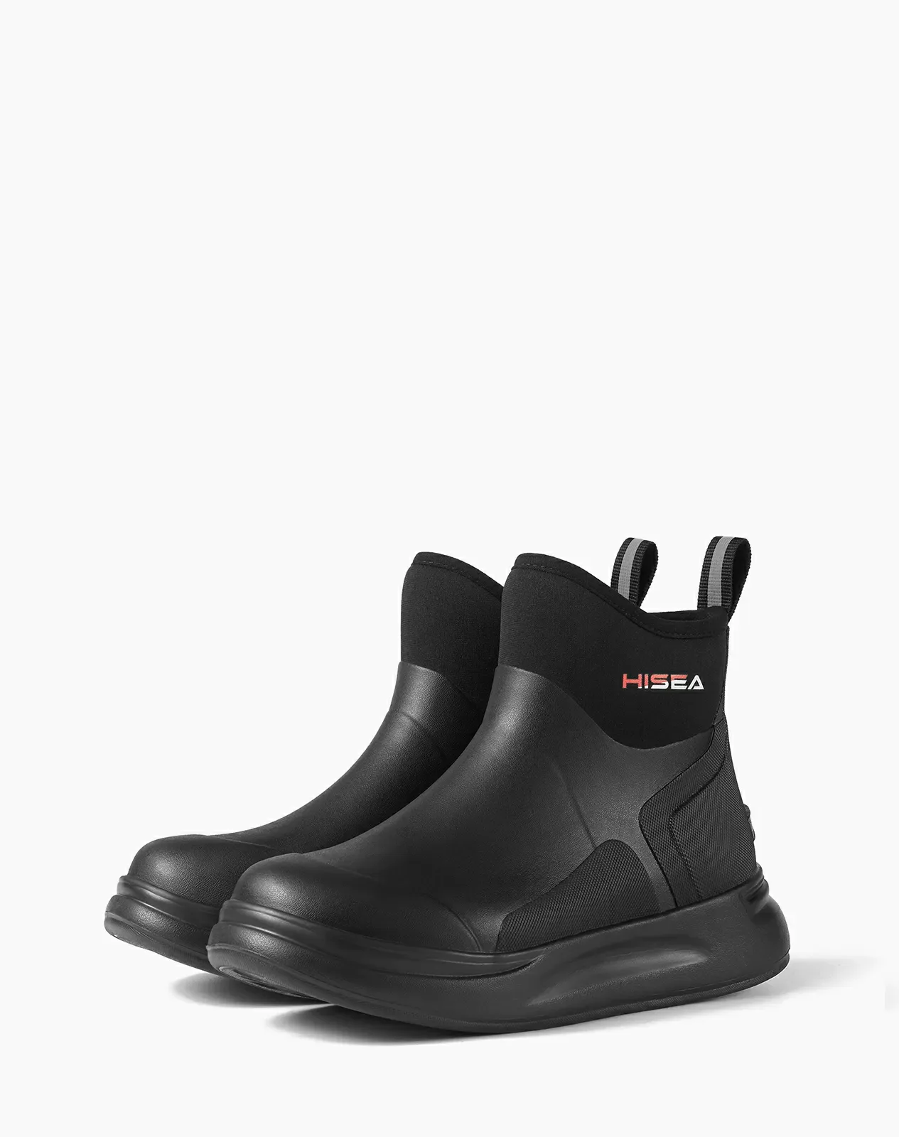 Black Women's Waterproof Insulated Outdoor Rain Boots for XSX65WCP image 3