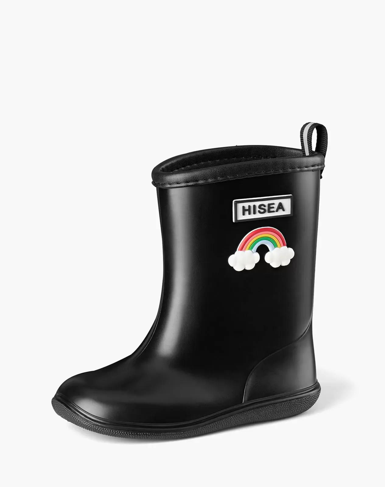 Black Toddler PVC Rain Boots for XSX66KCP image 2