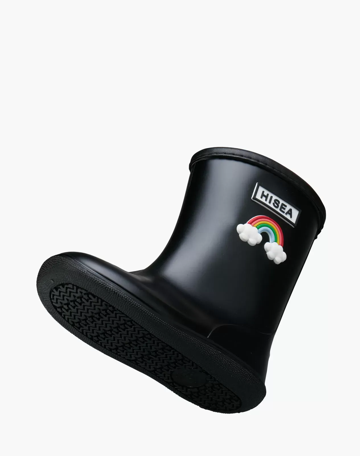 Black Toddler PVC Rain Boots for XSX66KCP image 3