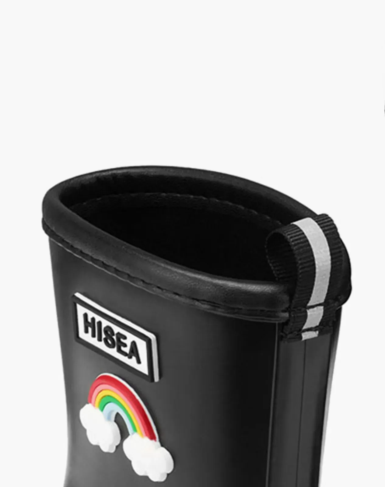 Black Toddler PVC Rain Boots for XSX66KCP image 6