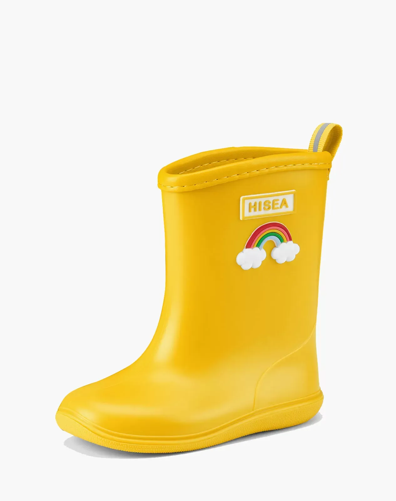 Yellow Toddler PVC Rain Boots for XSX66KCP image 2