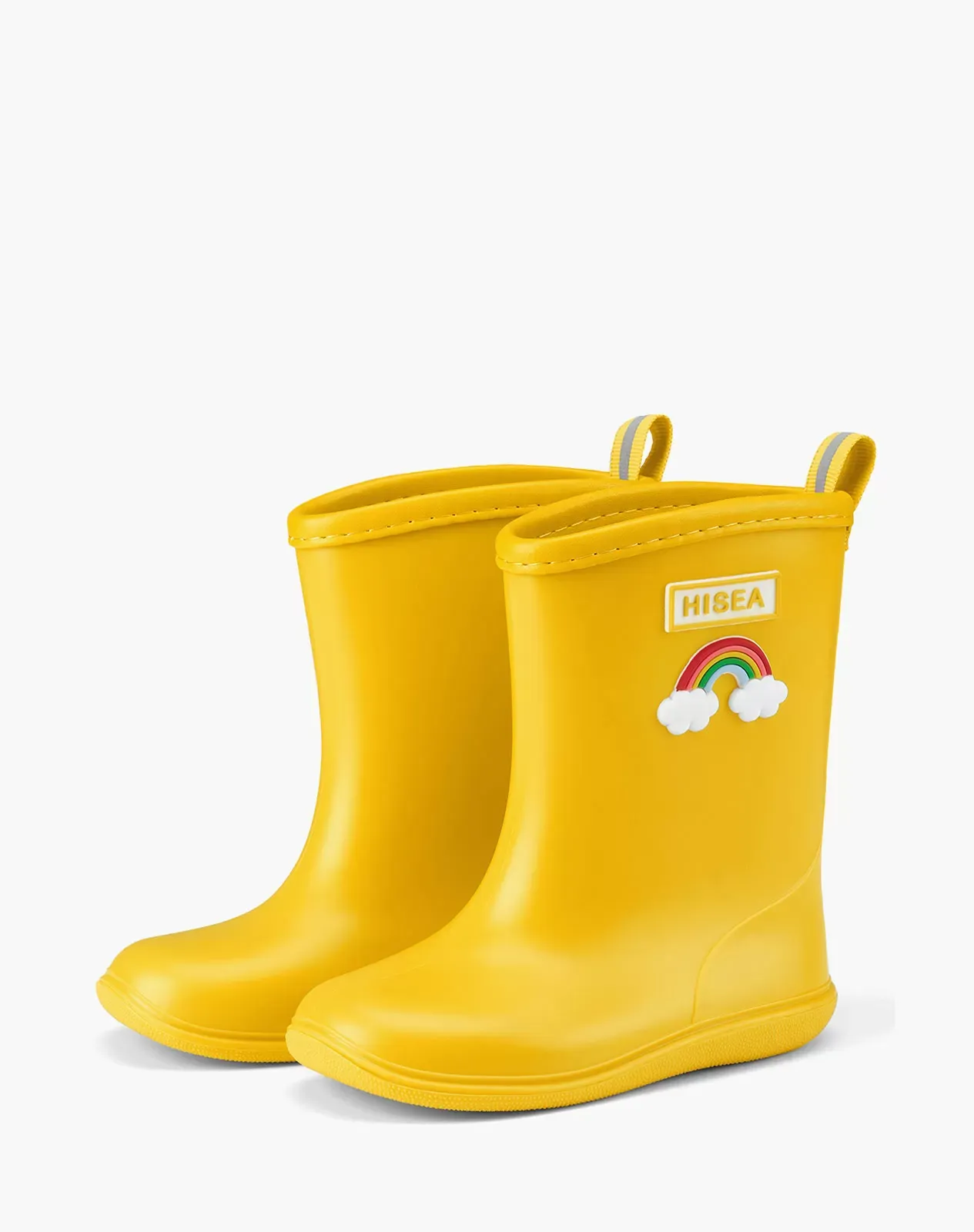 Yellow Toddler PVC Rain Boots for XSX66KCP image 4