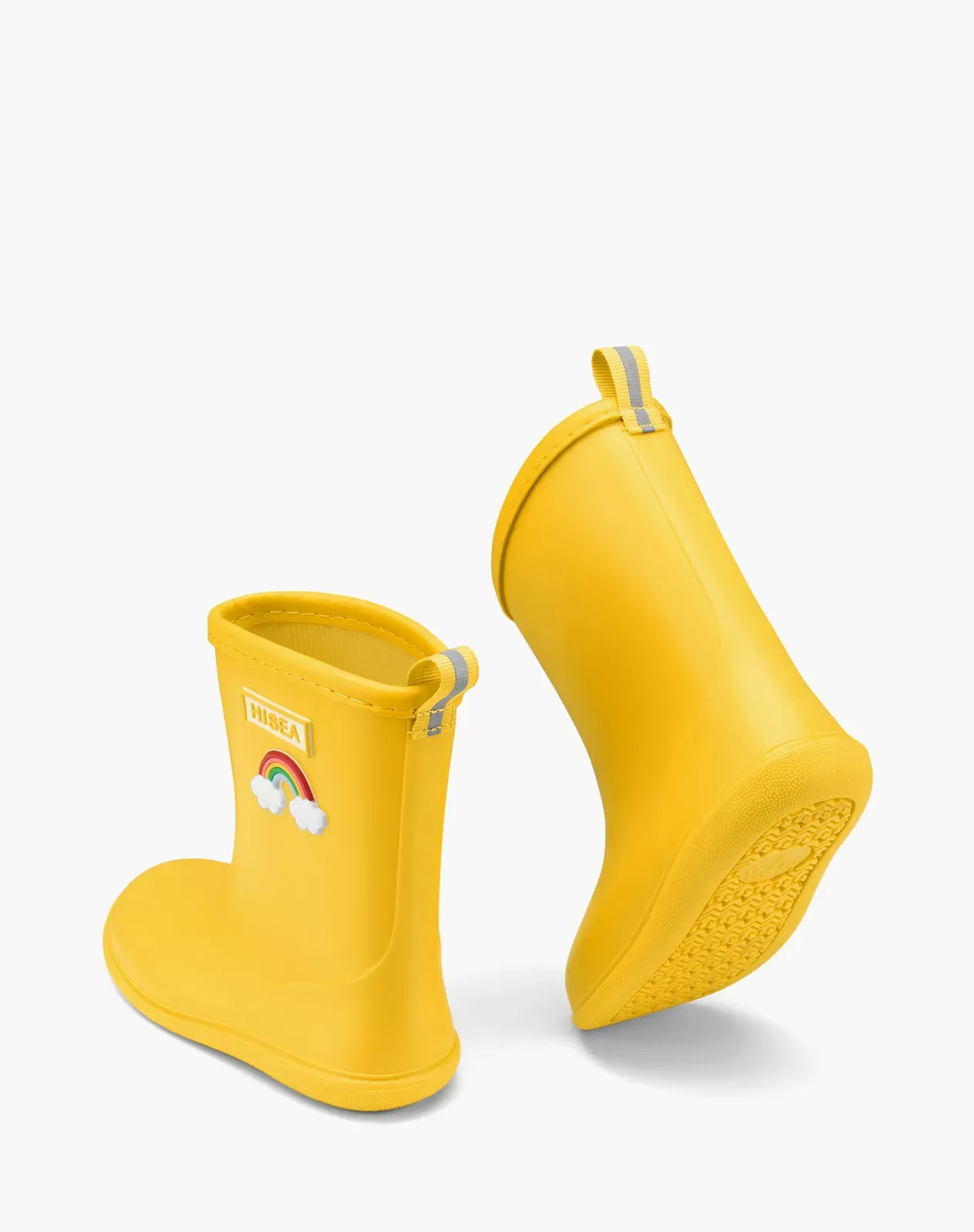 Yellow Toddler PVC Rain Boots for XSX66KCP image 5