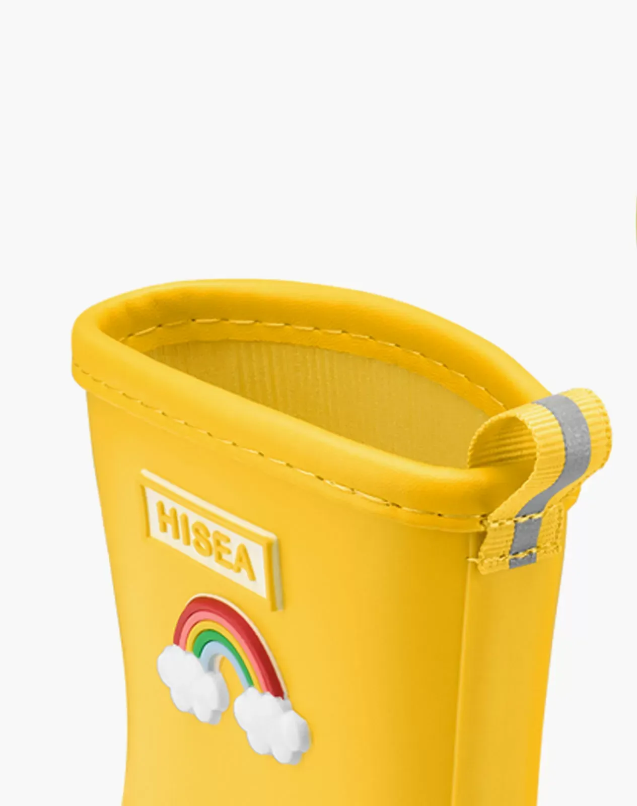 Yellow Toddler PVC Rain Boots for XSX66KCP image 6