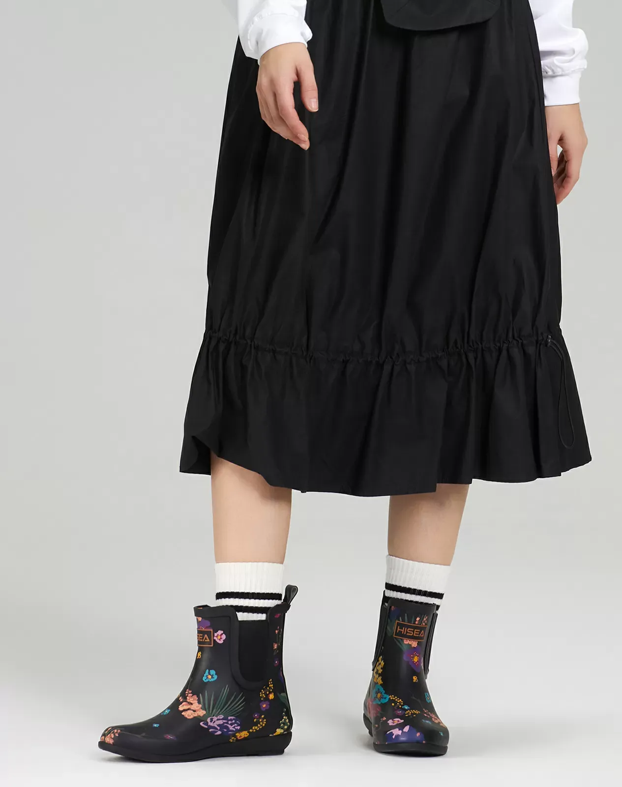 Printed 1 Women's Stylish Ankle Rain Boots for XSX68WCP image 6
