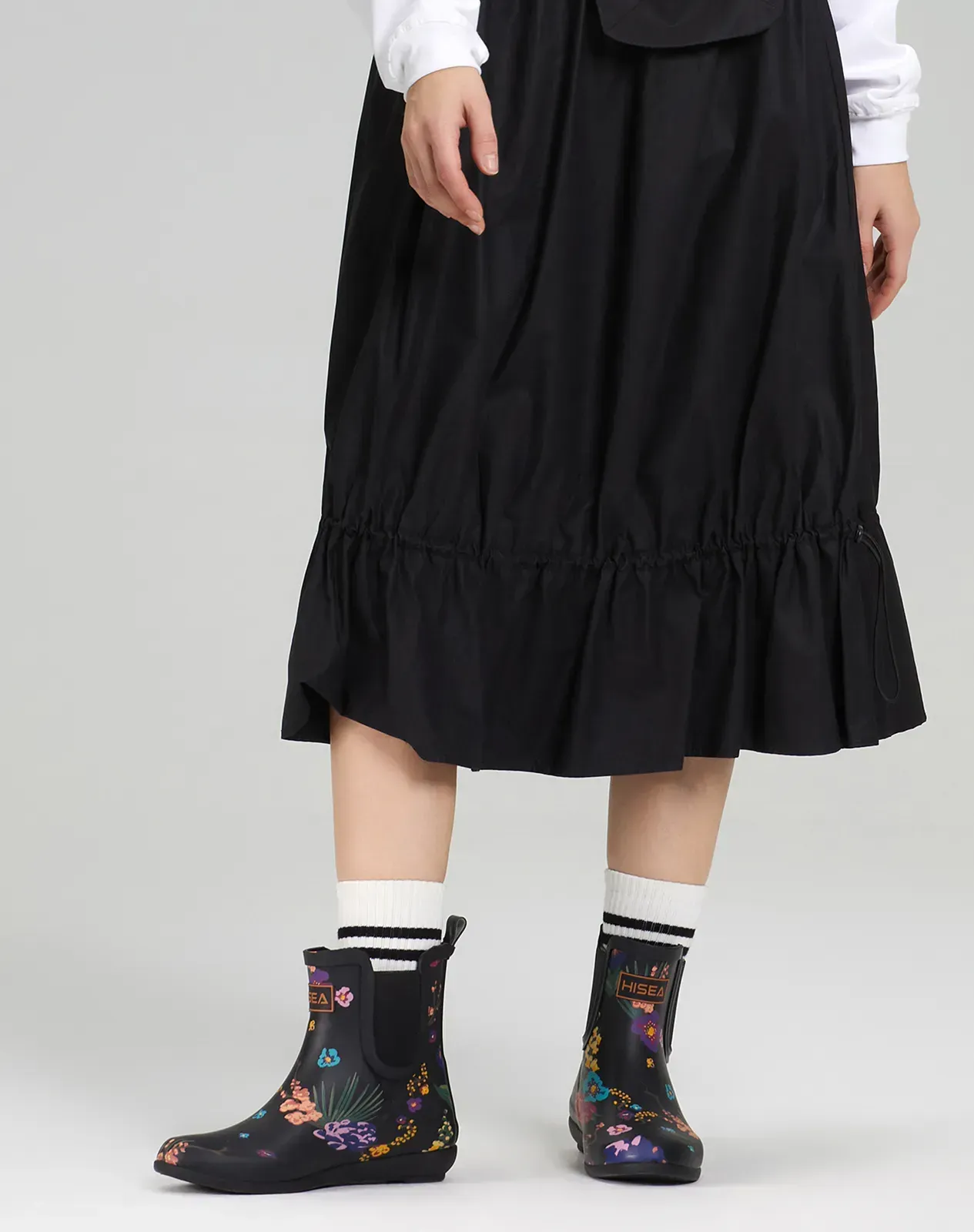 Printed 1 Women's Stylish Ankle Rain Boots for XSX68WCP image 6