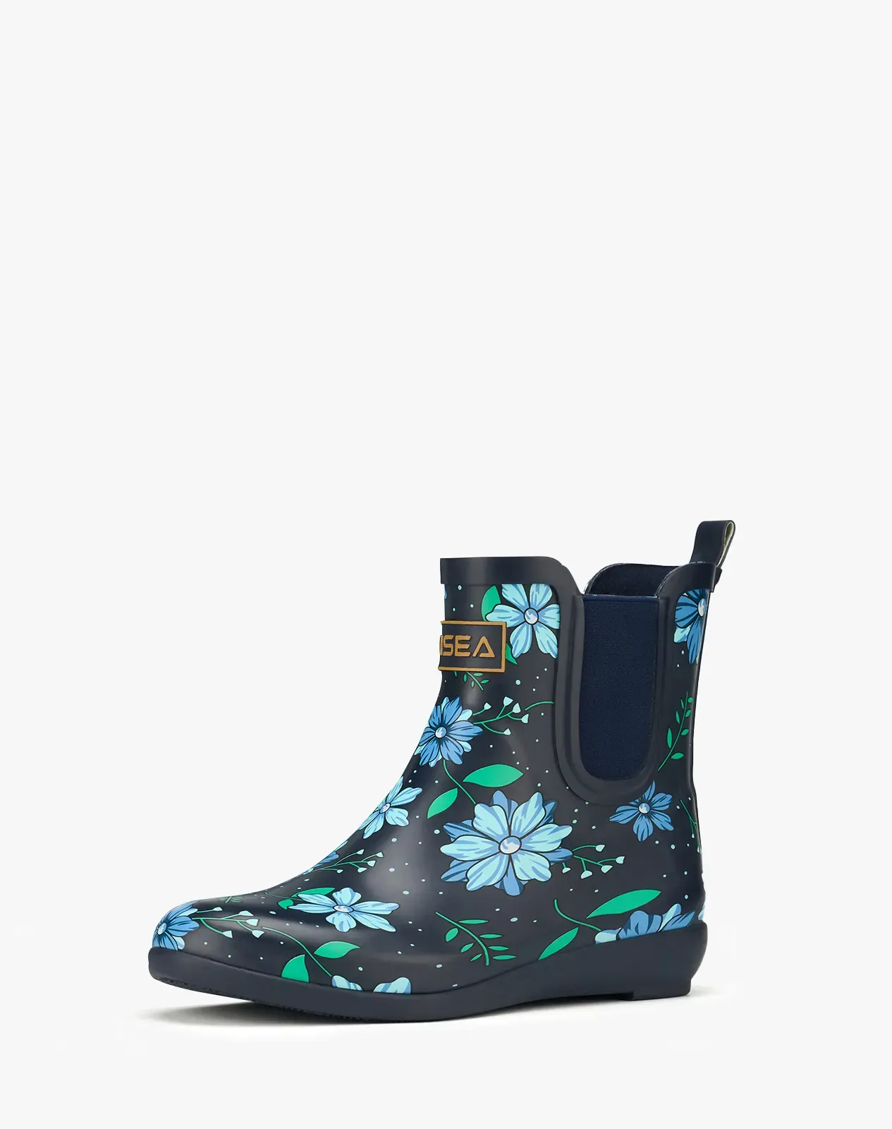 Blue Women's Stylish Ankle Rain Boots for XSX68WCP image 2