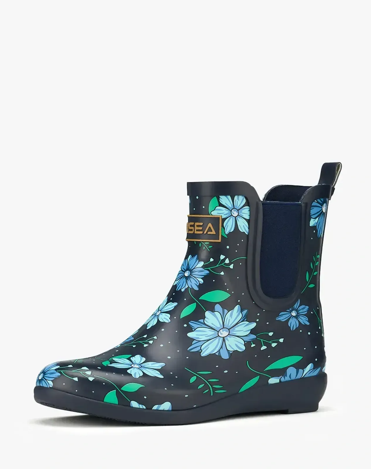 Blue Women's Stylish Ankle Rain Boots for XSX68WCP image 2
