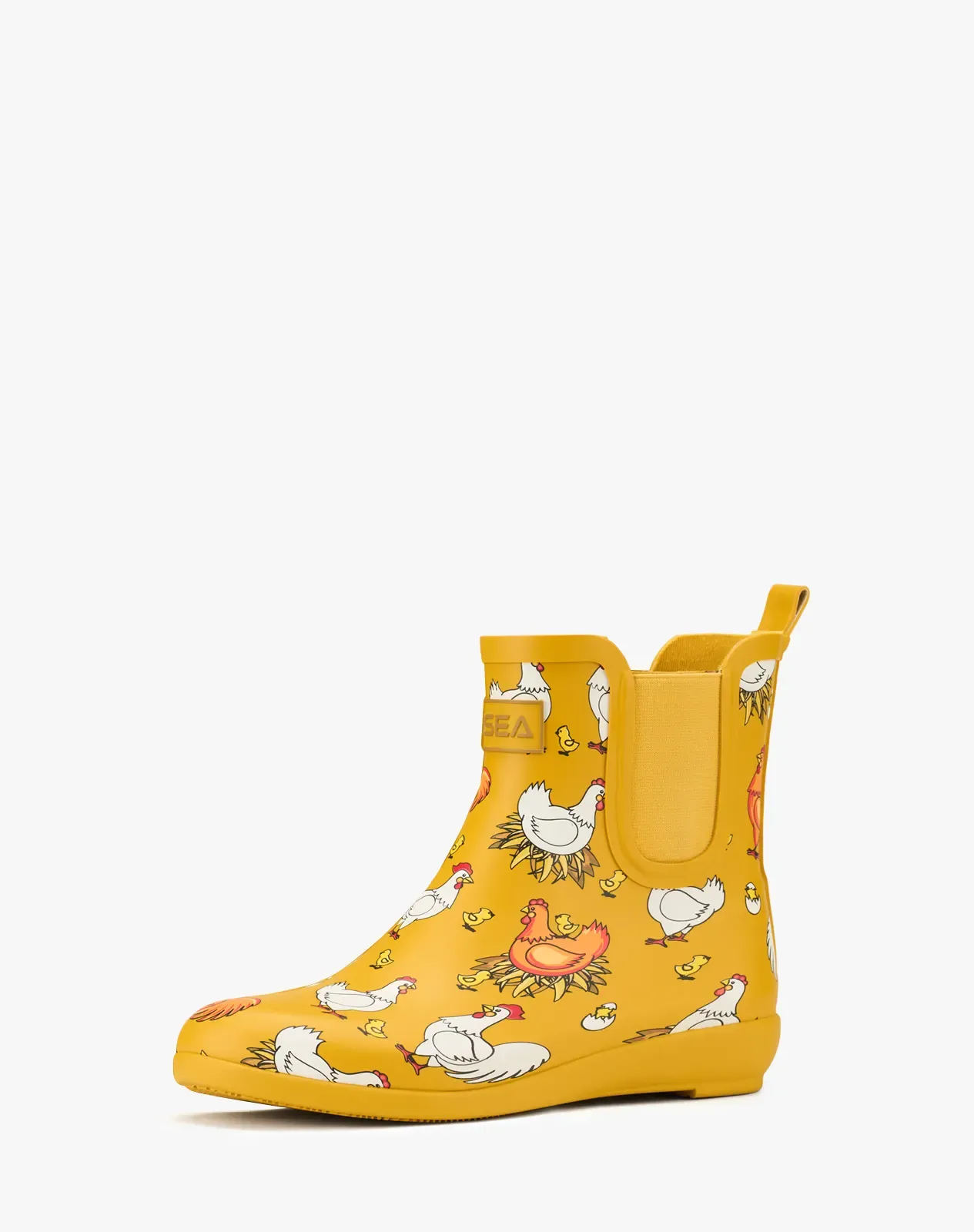 Yellow 1 Women's Stylish Ankle Rain Boots for XSX68WCP image 2