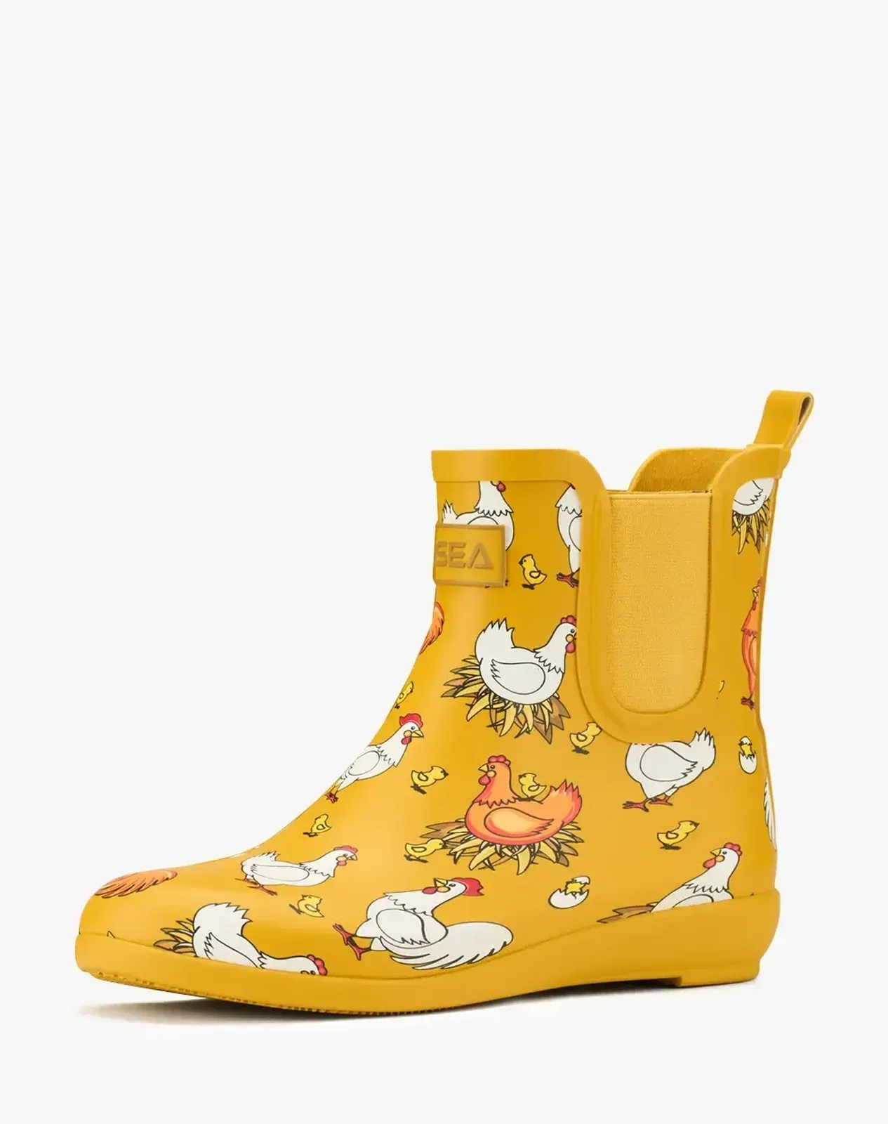 Yellow 1 Women's Stylish Ankle Rain Boots for XSX68WCP image 2