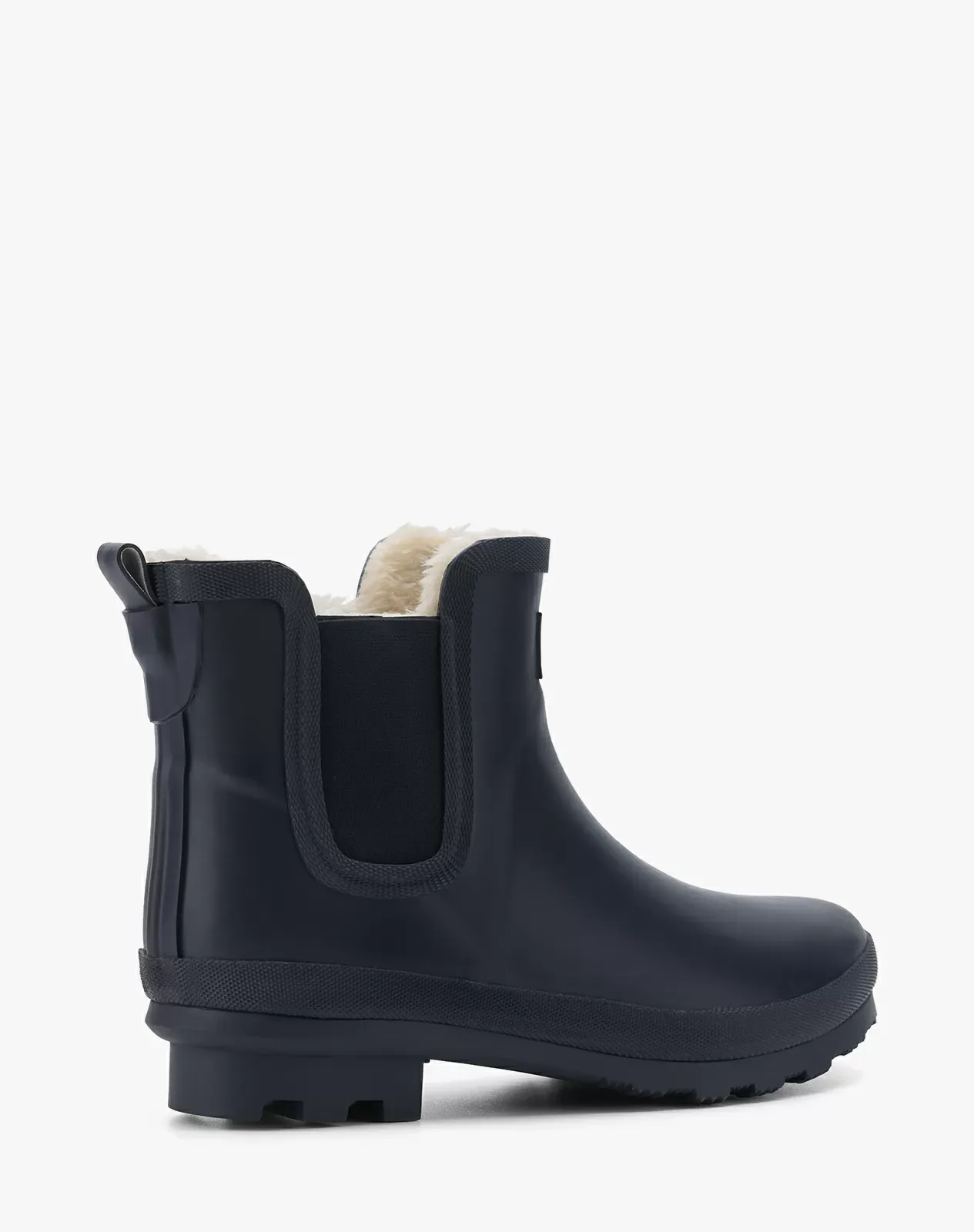Navy Women's Plush Rain Boots for XSX69WCP image 4