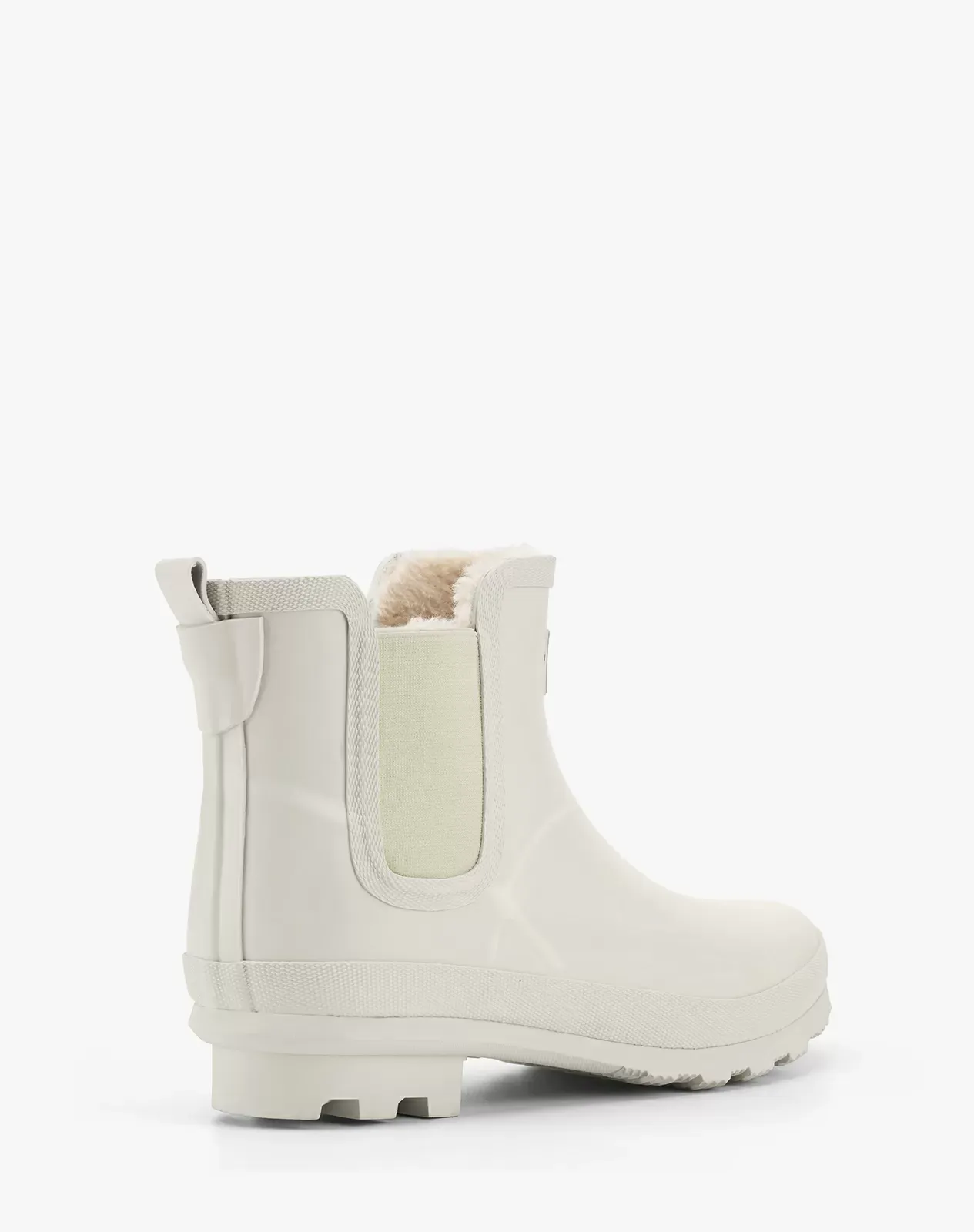 White Women's Plush Rain Boots for XSX69WCP image 4