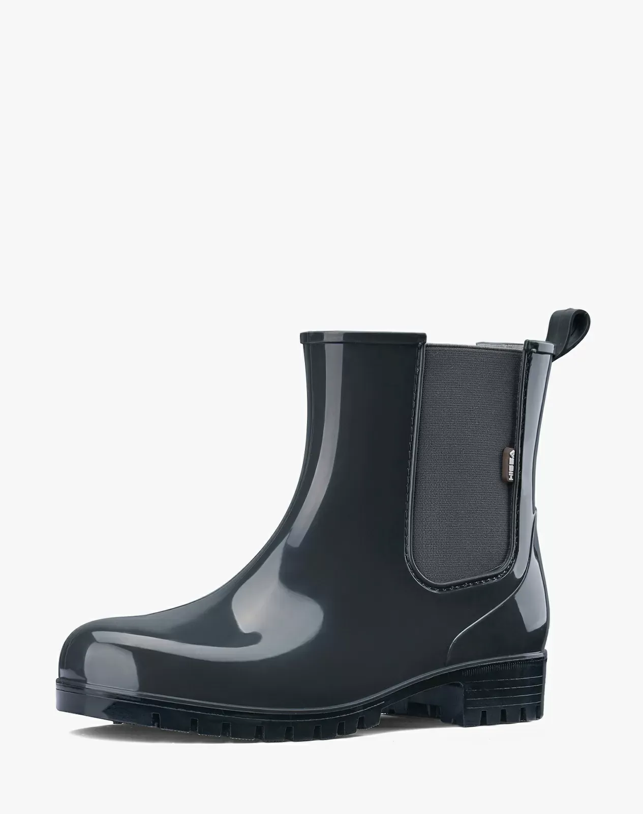 Grey Women's Ankle Chelsea Rain Boots HISEA - Main Image
