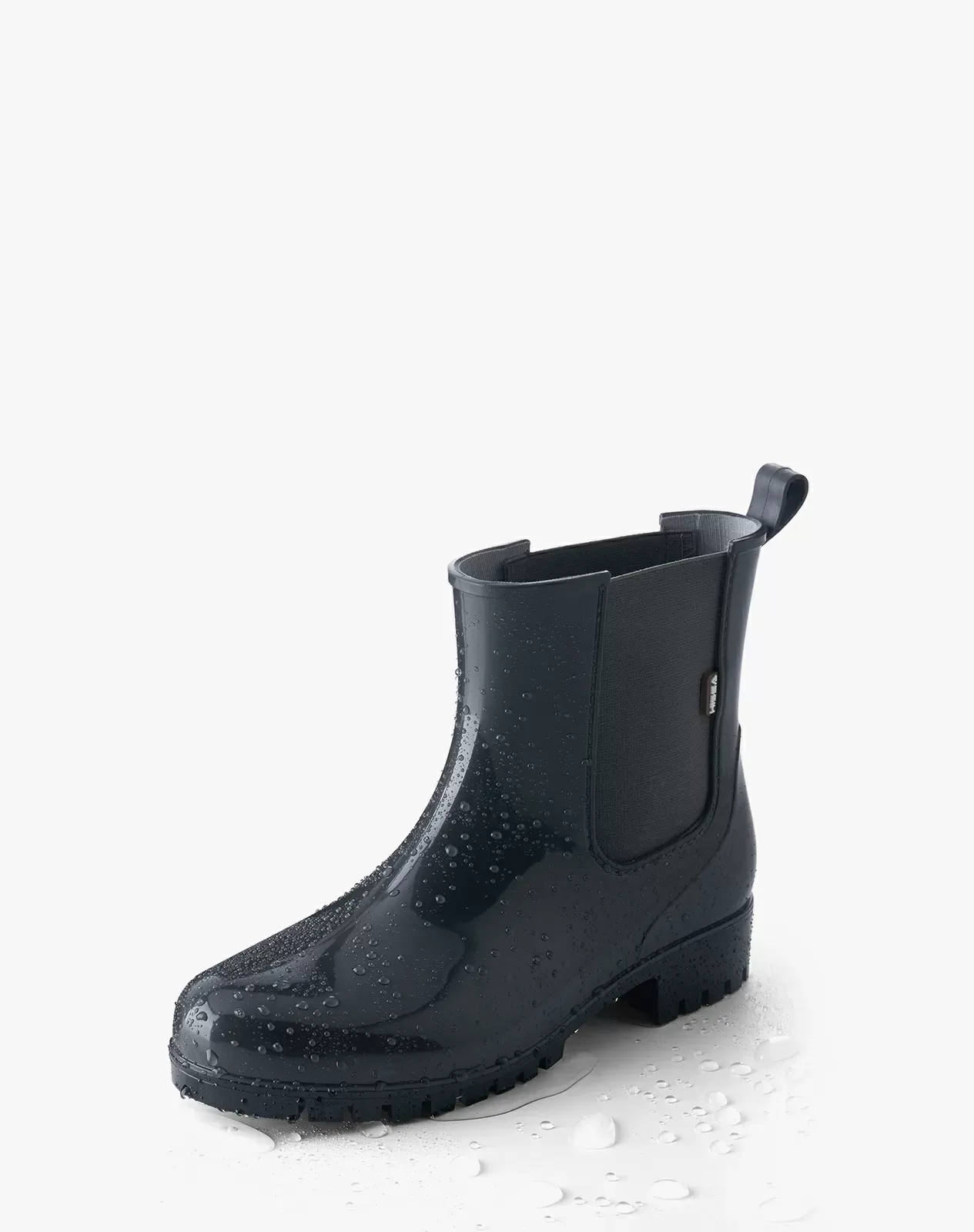 Grey Women's Ankle Chelsea Rain Boots for XSX70WCP image 5