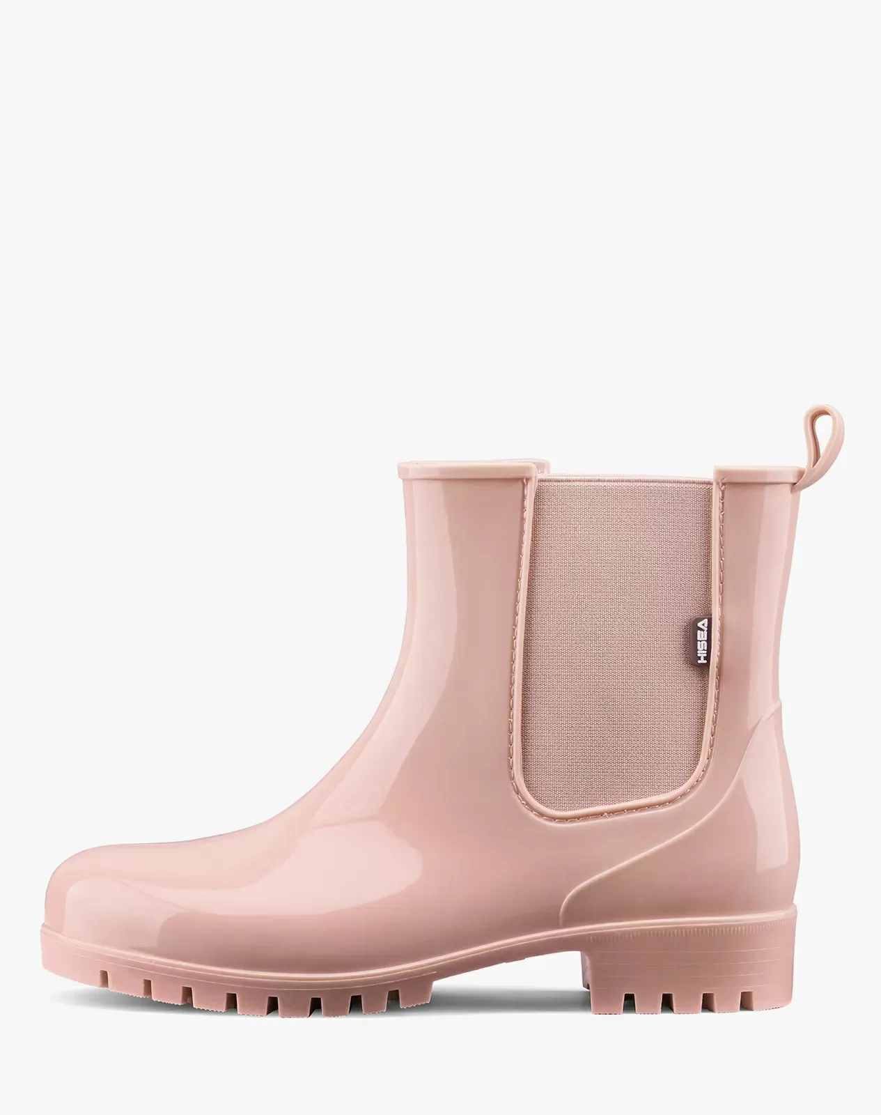 Pink Women's Ankle Chelsea Rain Boots | HISEA