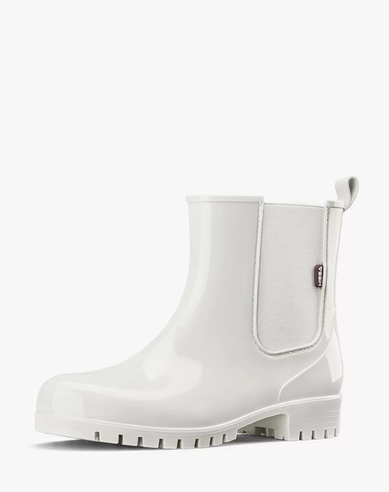White Women's Ankle Chelsea Rain Boots for XSX70WCP image 2