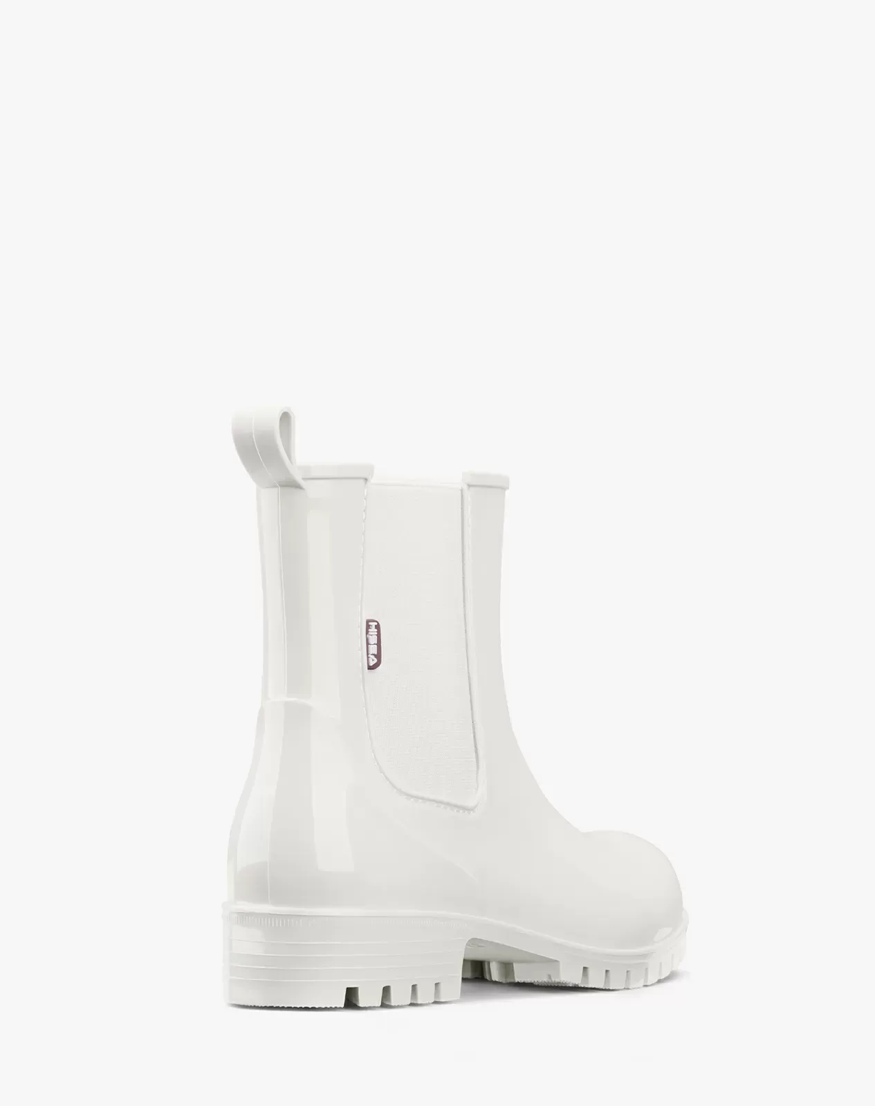 White Women's Ankle Chelsea Rain Boots for XSX70WCP image 4