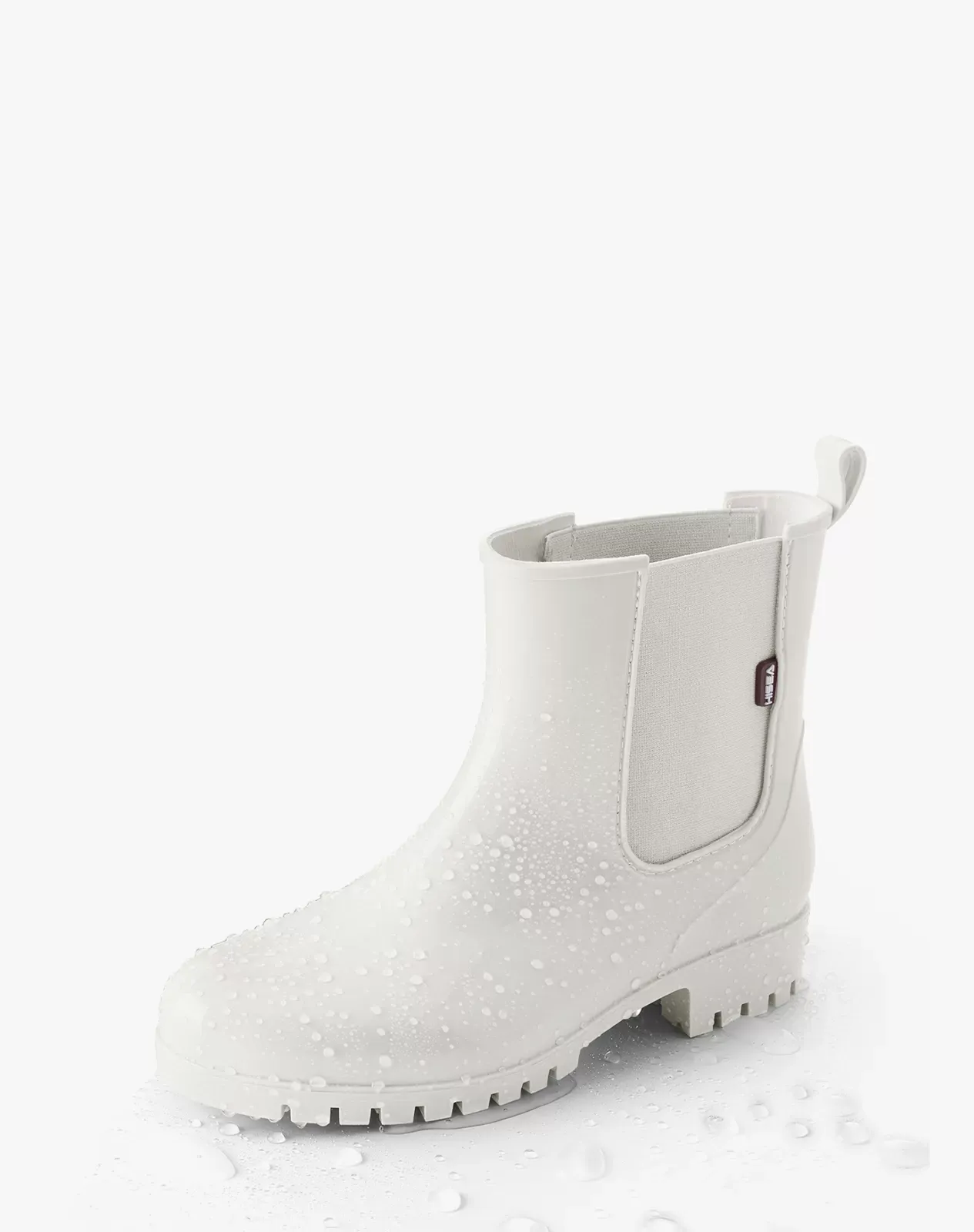 White Women's Ankle Chelsea Rain Boots for XSX70WCP image 5